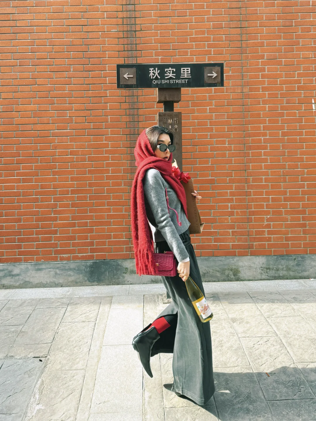 时髦存档｜被红色支配的12月📕fitcheck一下