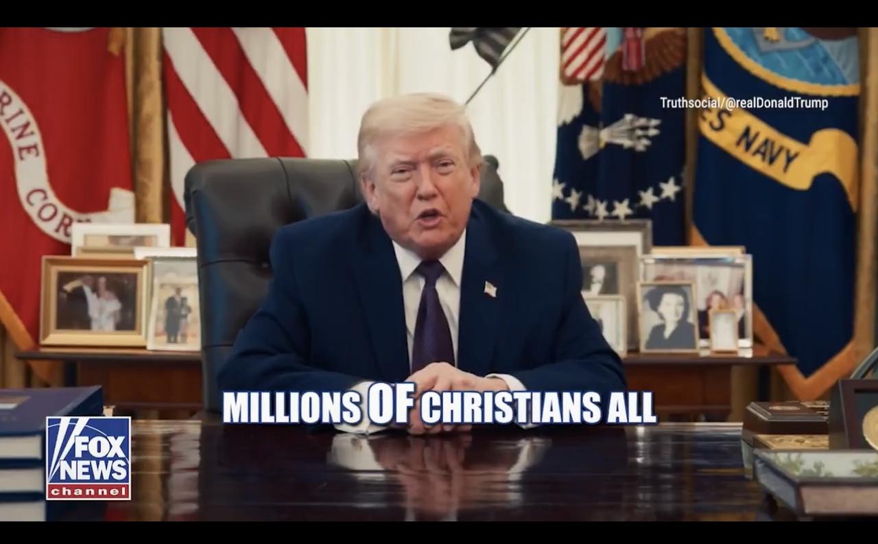 特朗普发表复活节讲话：

“我很荣幸能与全国乃至全世界的基督徒一起庆祝有史以来最