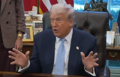 【唐纳德·特朗普表示，他已准备好公开爱泼斯坦的档案，甚至签署了一项强制公开这些档