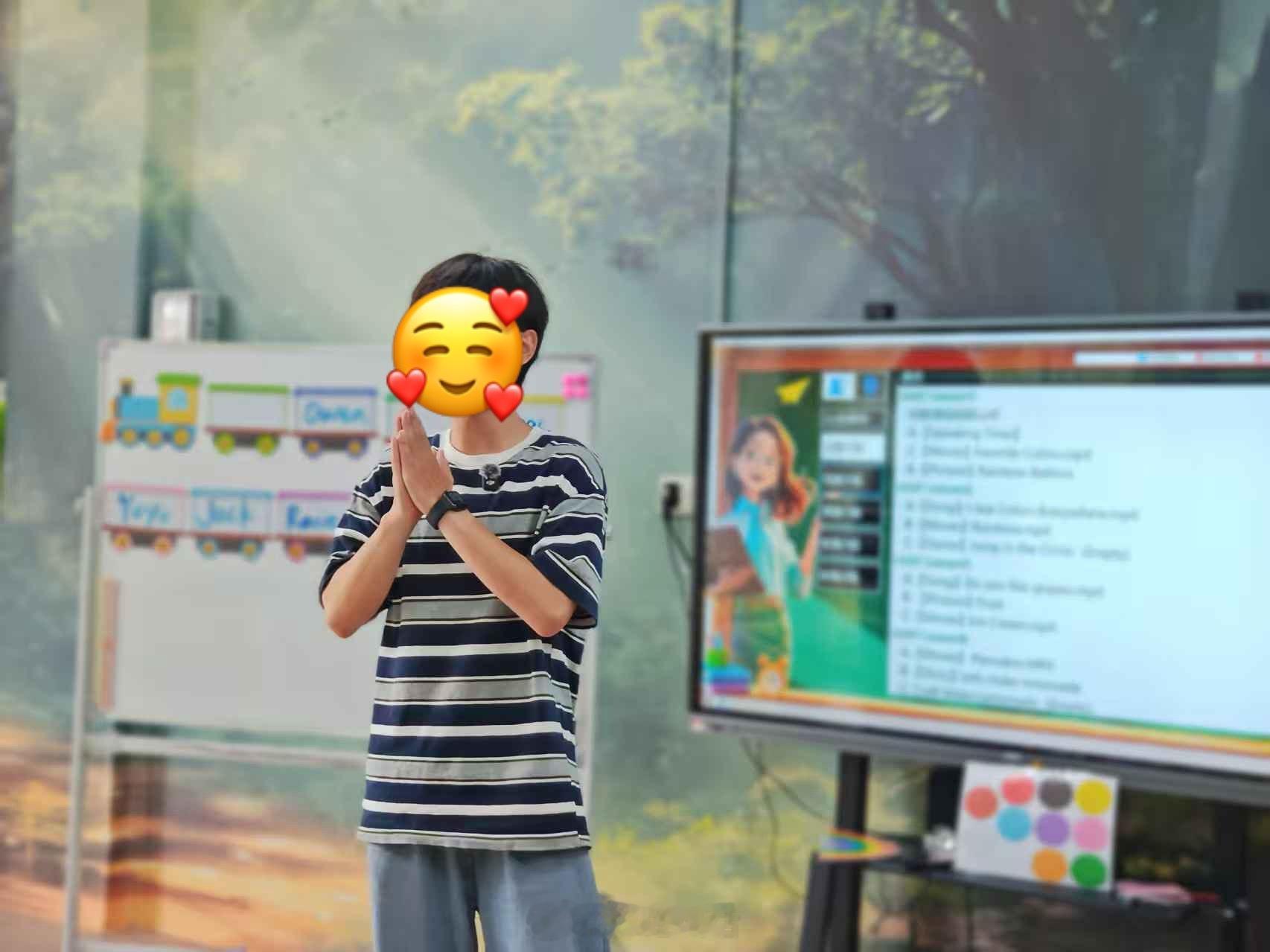 Faison老师上完了人生中第一节全英课堂（90mins版本） 虽然是幼教版但是