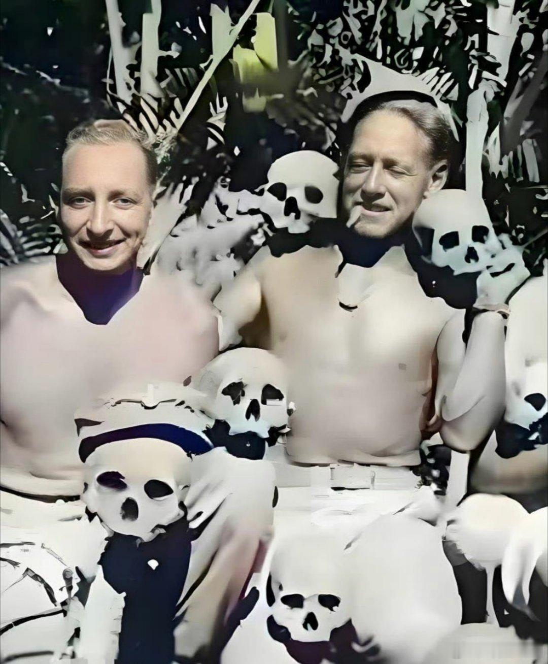 太平洋战场，美军拿日军脑瓜子当球踢 