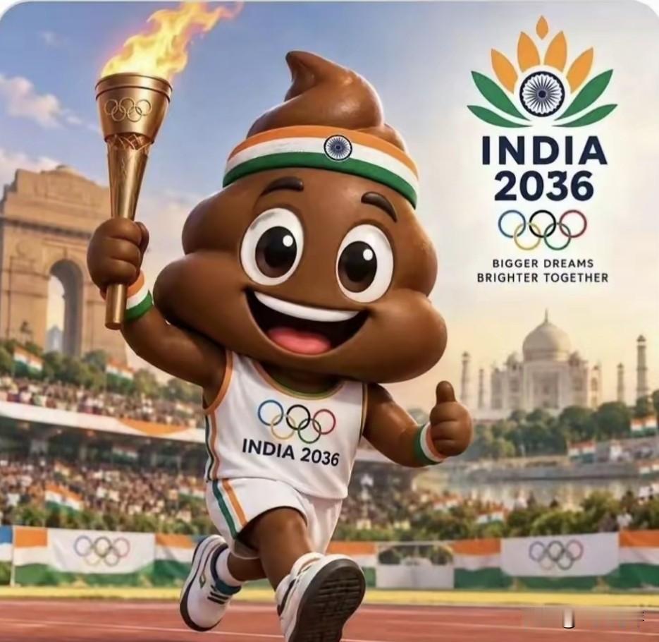 【看看民间高手为印度🇮🇳申奥设计的海报】
印度🇮🇳正以志在必得的气势申奥