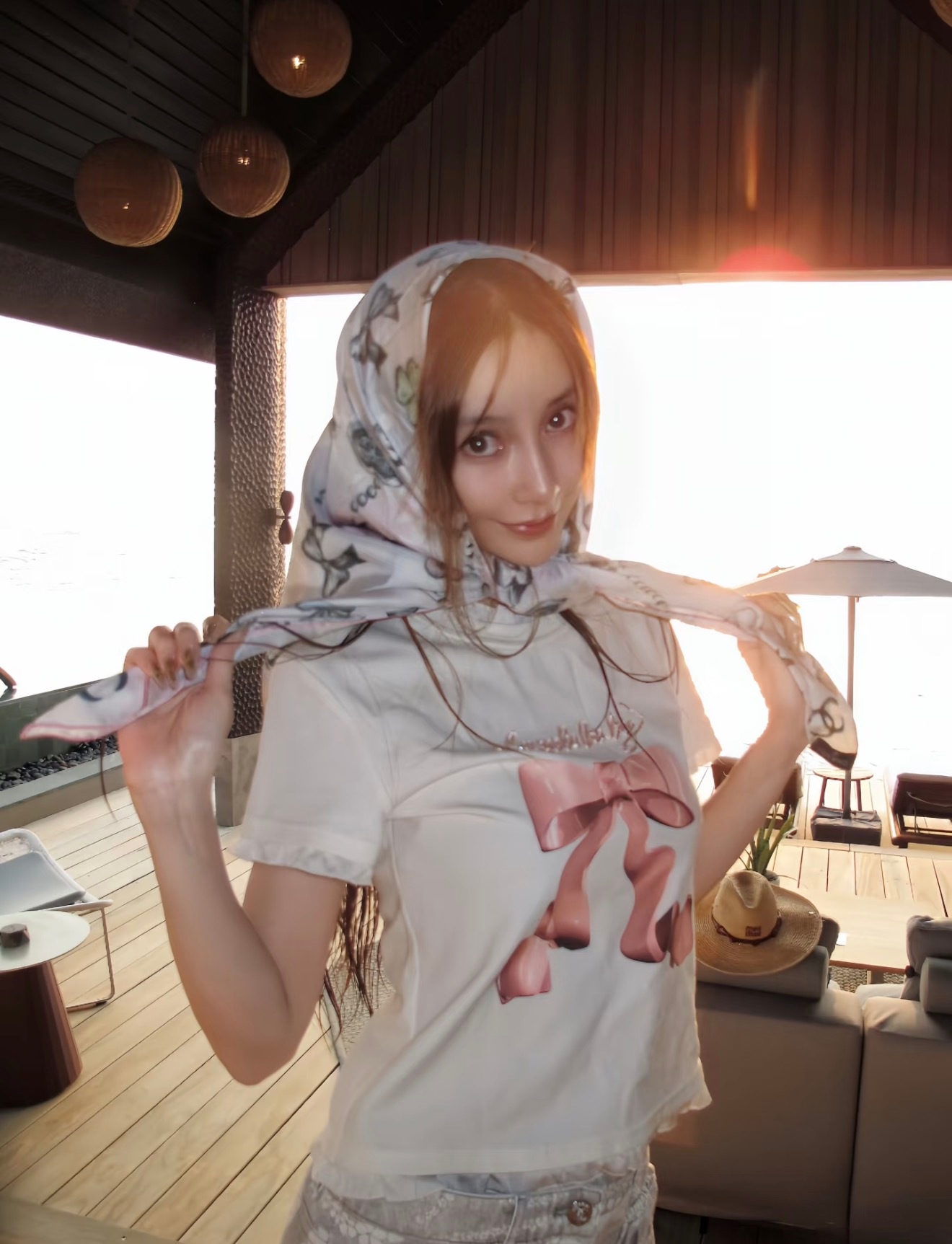 Angelababy今日更新生活照🌊 