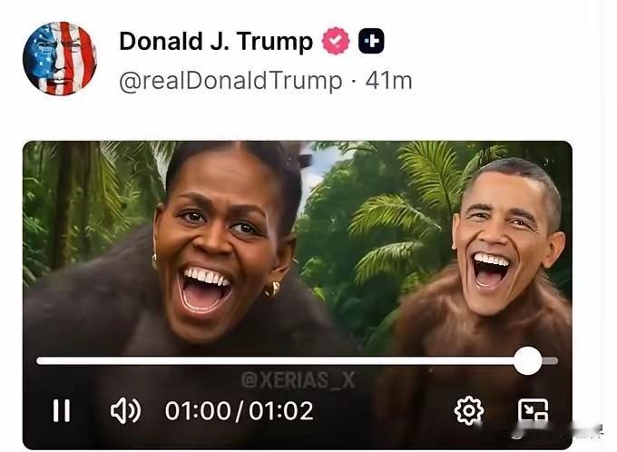 美国前众议长佩洛西今天（2月7日）发文说：“美国总统特朗普昨晚发布的帖子简直是卑