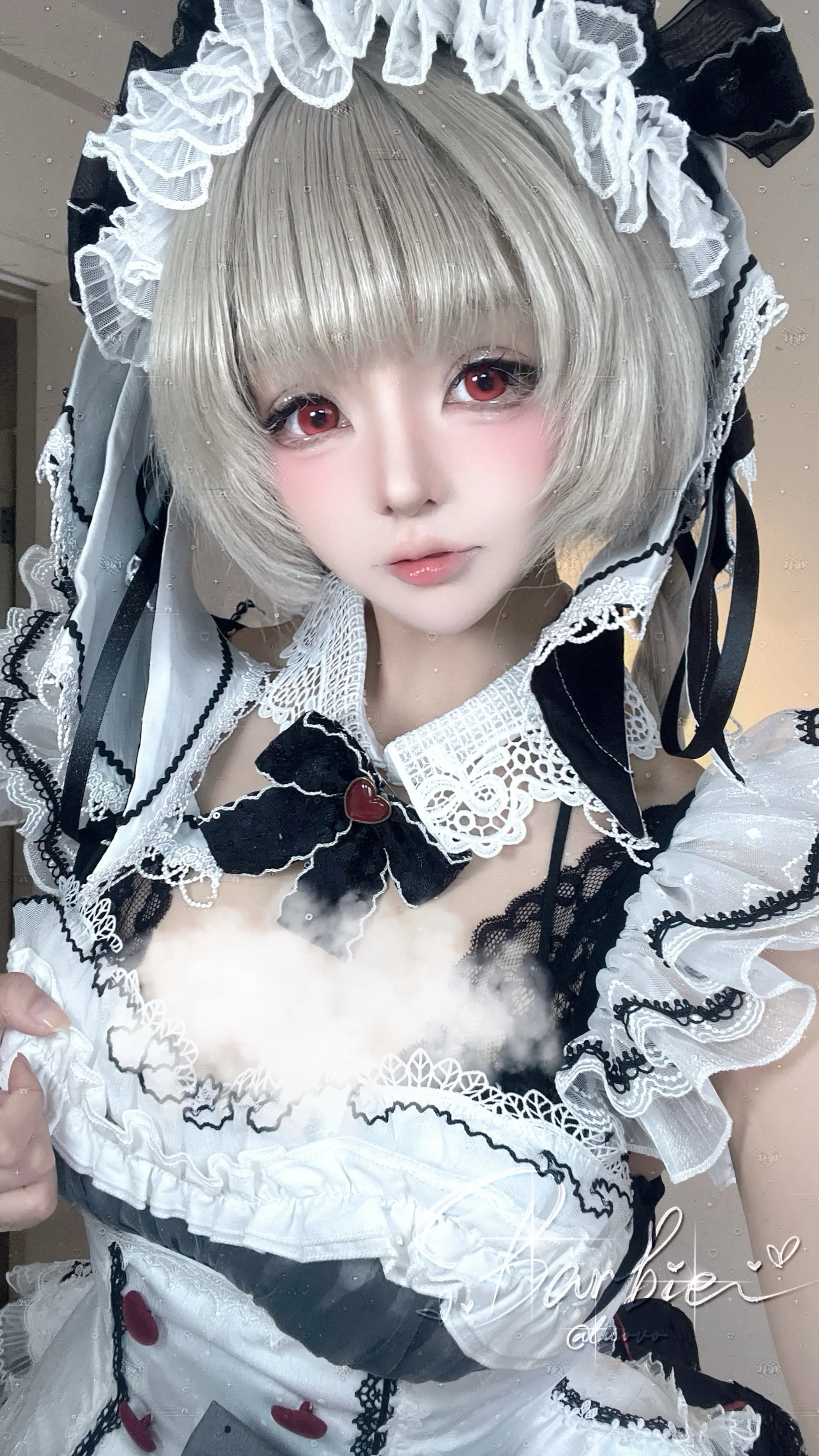 离了我 你去哪找这么可爱的女孩子。萌萌的可畏小女仆
