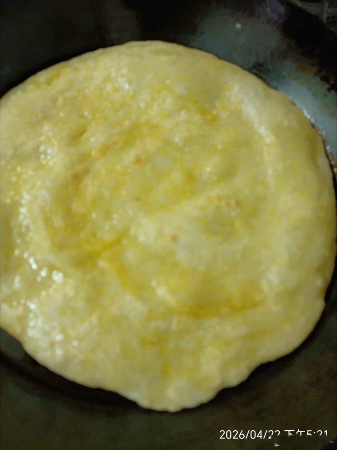 家常饼制作过程，烙的油汪汪软乎乎的，超级好吃！ 深圳