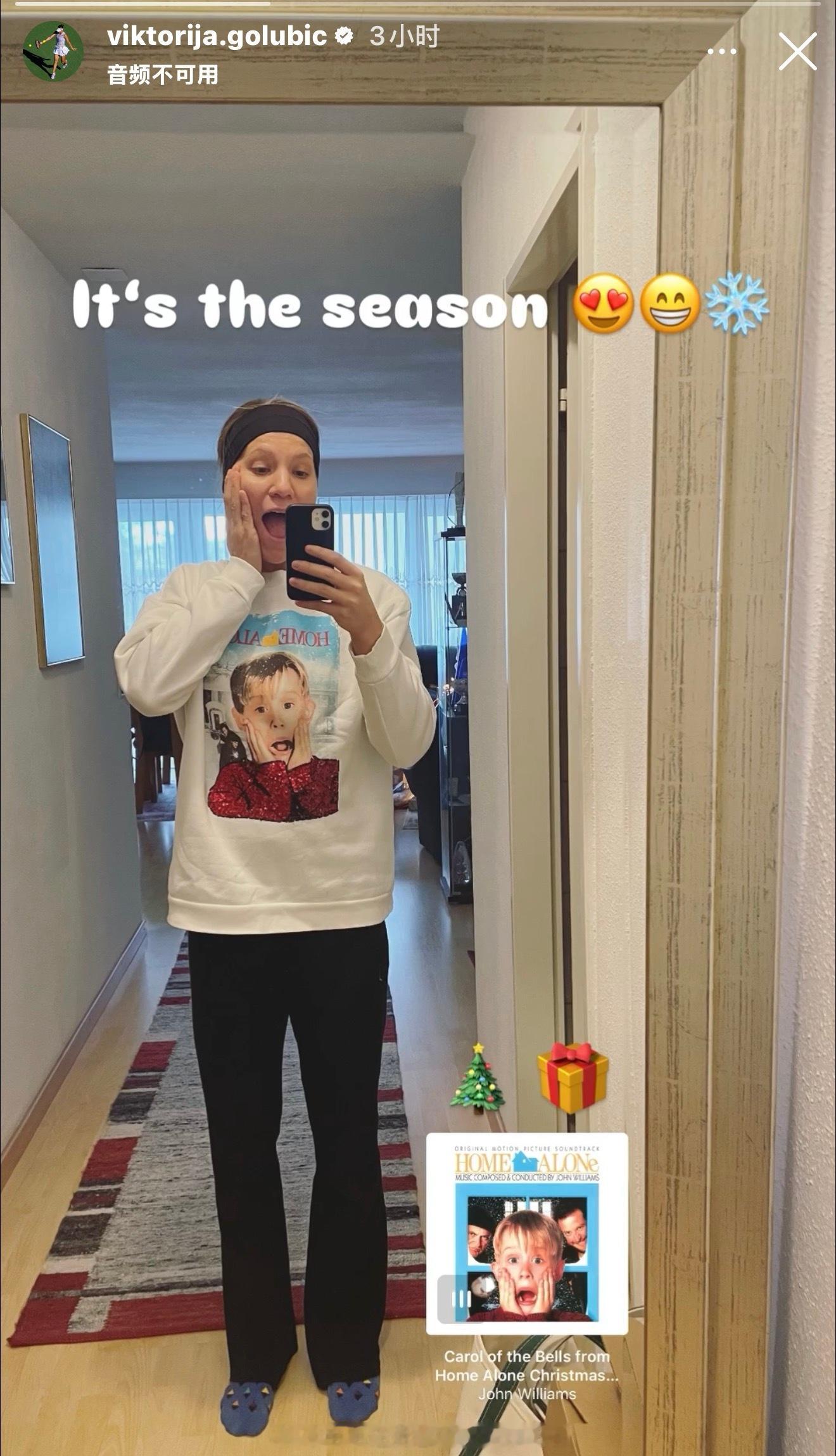 格鲁比奇迎接圣诞节。 