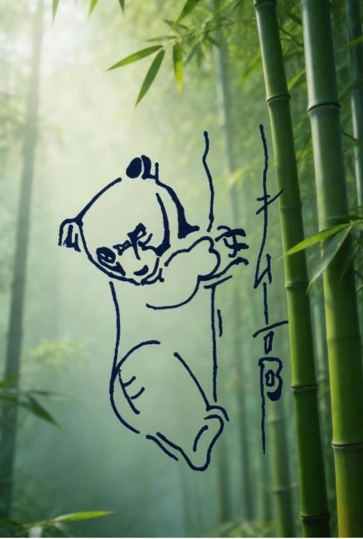 〔看图猜字〕图中画面太有创意了。隐藏几个字。你能看出来啥字组成的。挑战一下吧！