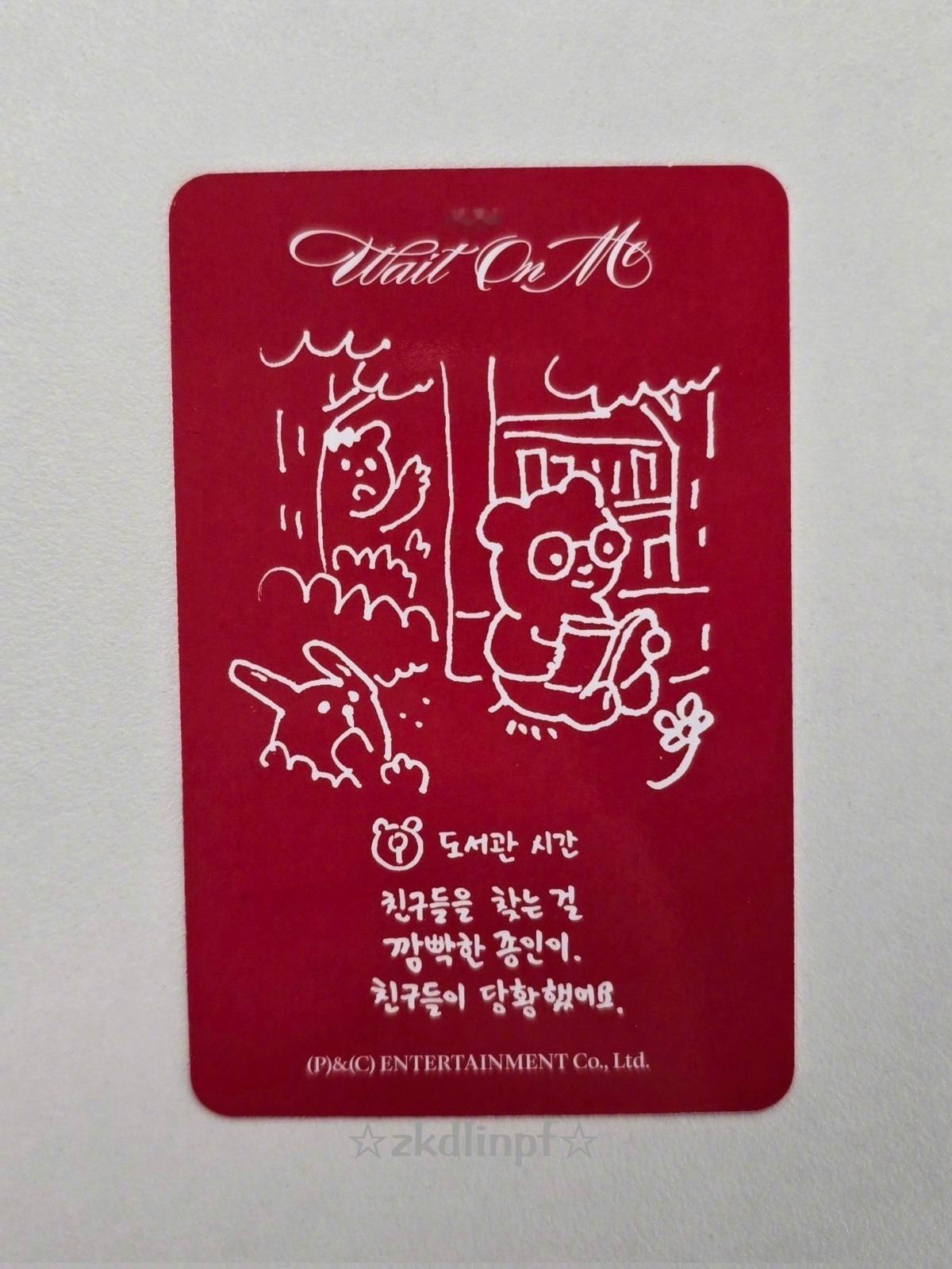 【Theqoo】新回归的EXO KAI专卡卡背，小熊可爱死了金钟仁