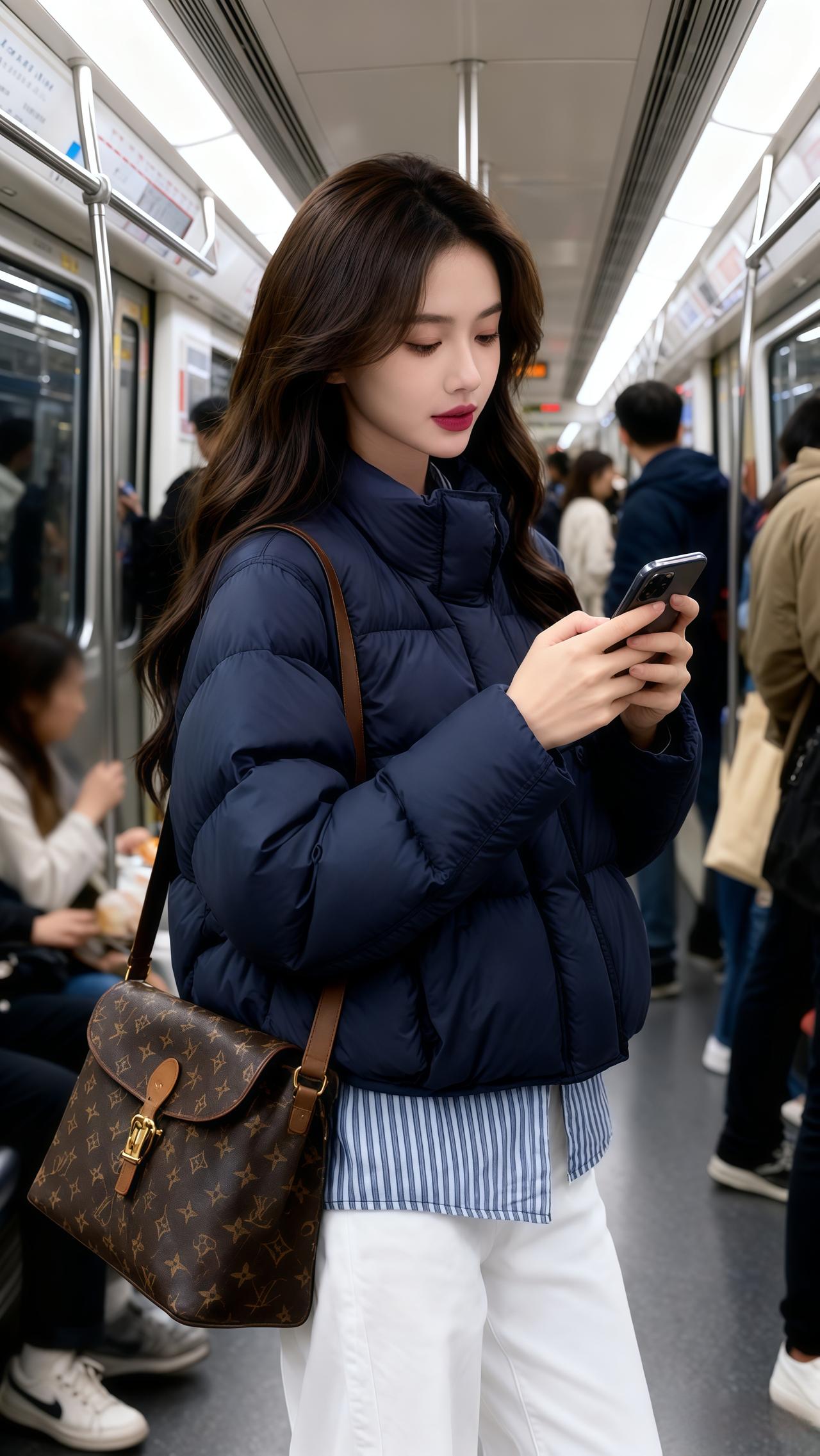 冬季外套 每日穿搭look 每日穿搭 羽绒服 韩系穿搭