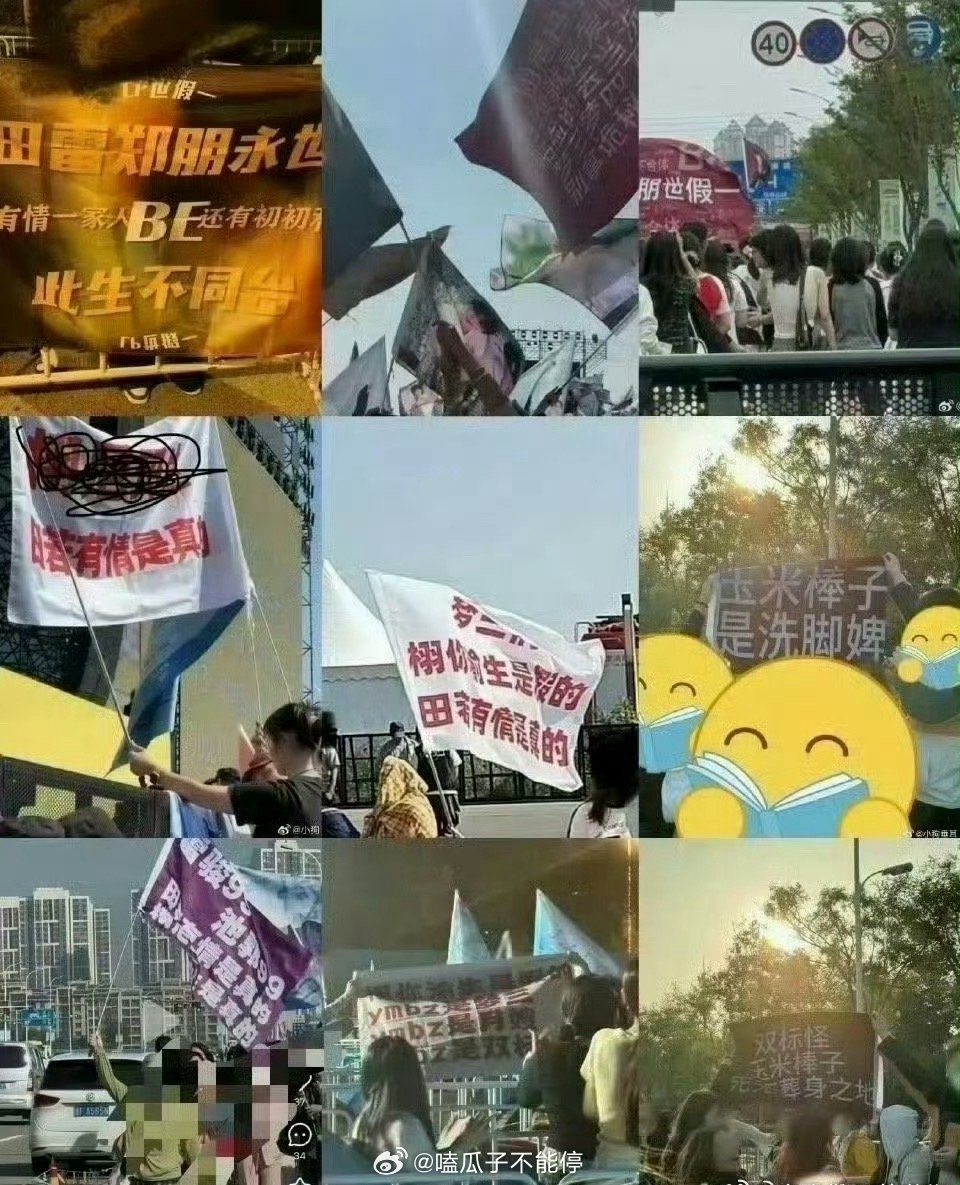 银河左岸音乐节这些横幅和大旗有点太过分了吧，舞到线下有些…这都是谁的粉丝？ ​​
