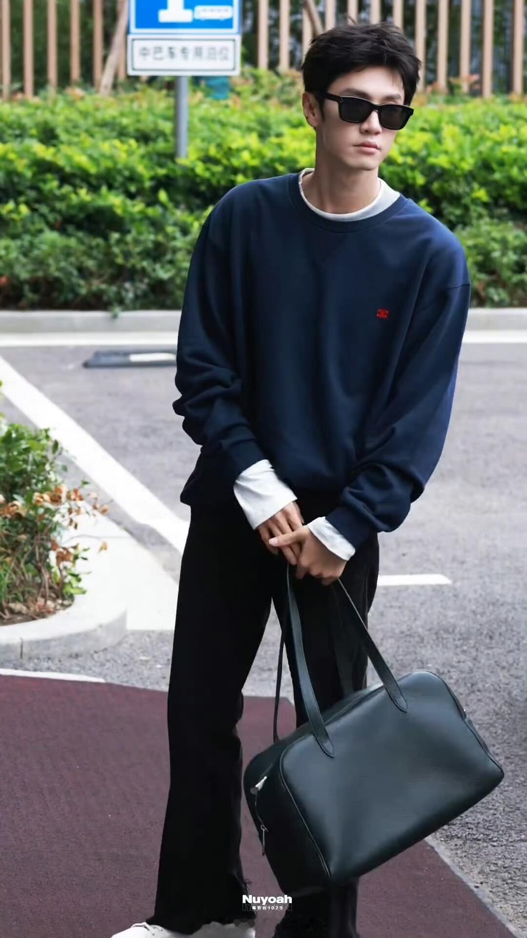 陈哲远时装周出发look陈哲远 启程Celine巴黎时装周路透来了！从墨镜到鞋，
