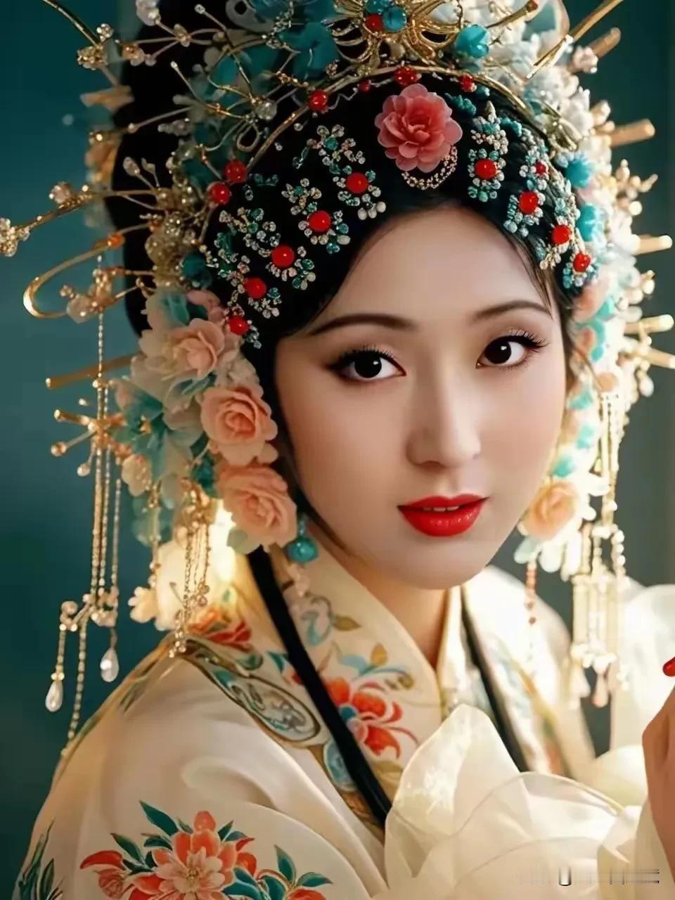 这张古装照太美了，有谁认得出这个女人是谁吗？
中国的古装古韵真是让人心旷神怡，那