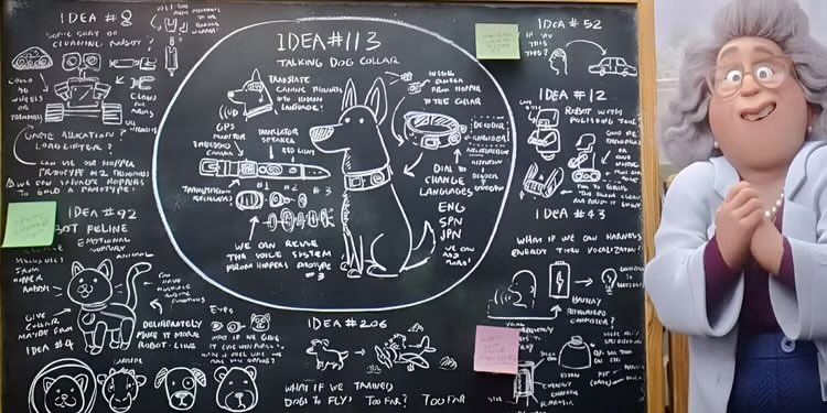 不愧是皮克斯！《河狸变身计划》黑板上竟然埋了这么多彩蛋 