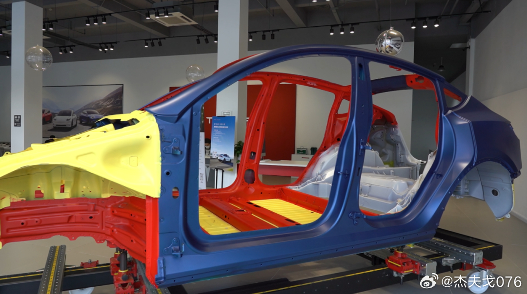 特斯拉新能源大牛说 国产特斯拉Model3应用一体化压铸技术了吗？国产Model