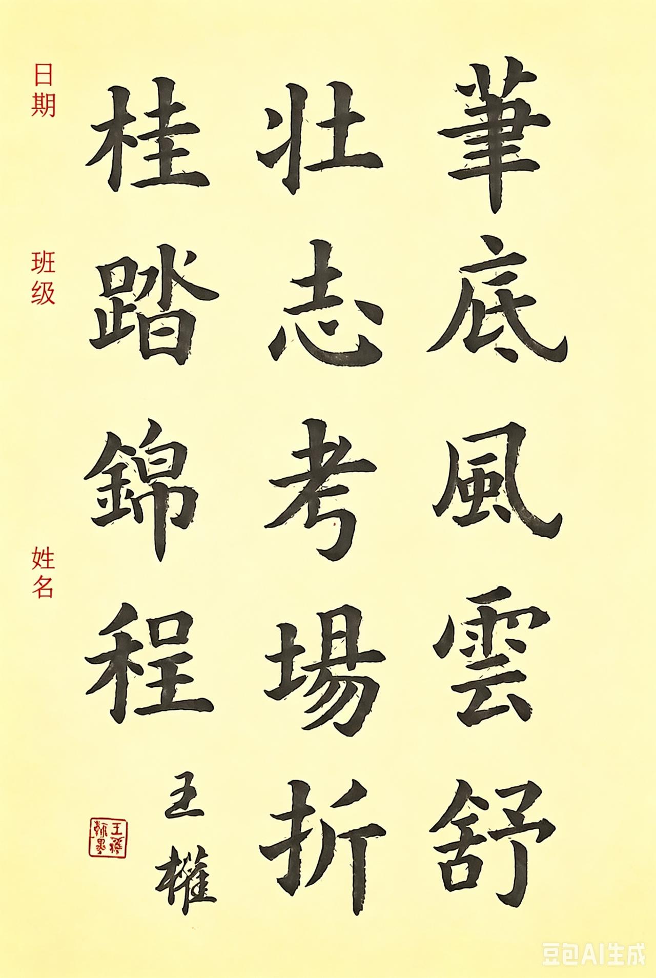 祝莘莘学子：笔底风云舒壮志，考场折桂踏锦程！