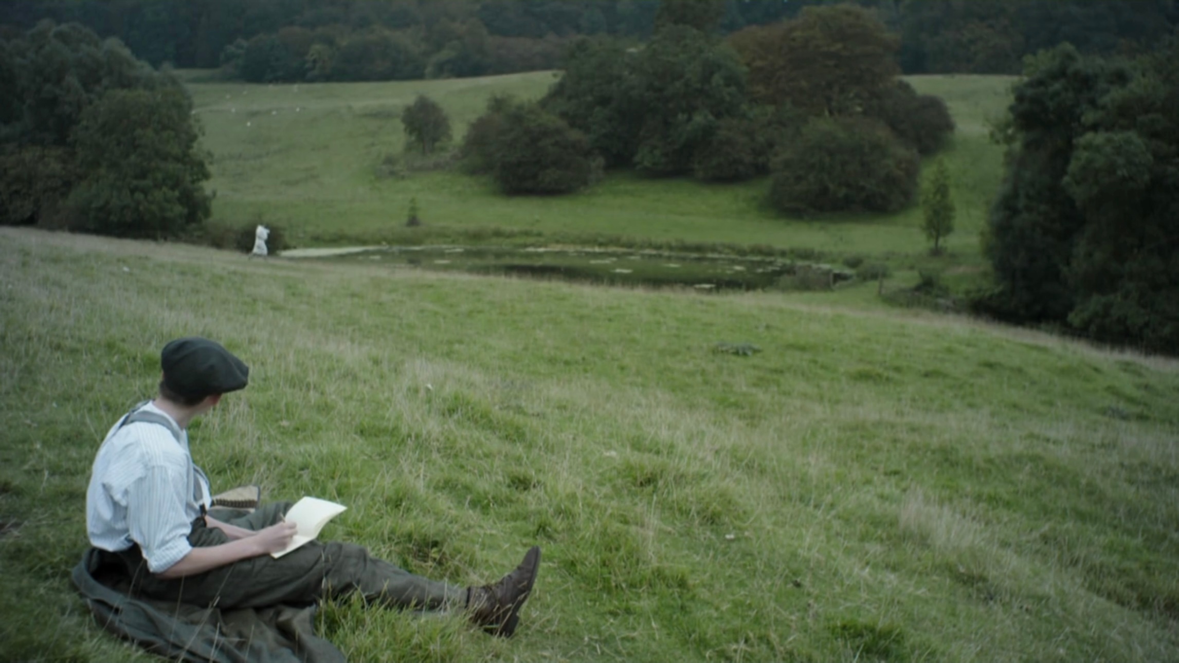 电影《苹果酒与罗西》里的色彩和构图。 