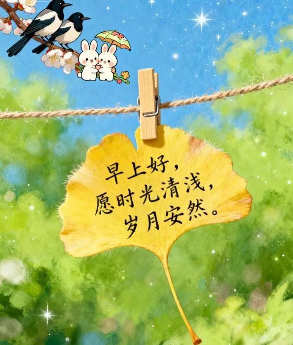 不慌不忙，带着温柔和坚定日子会在用心经营里，慢慢发光✨ 