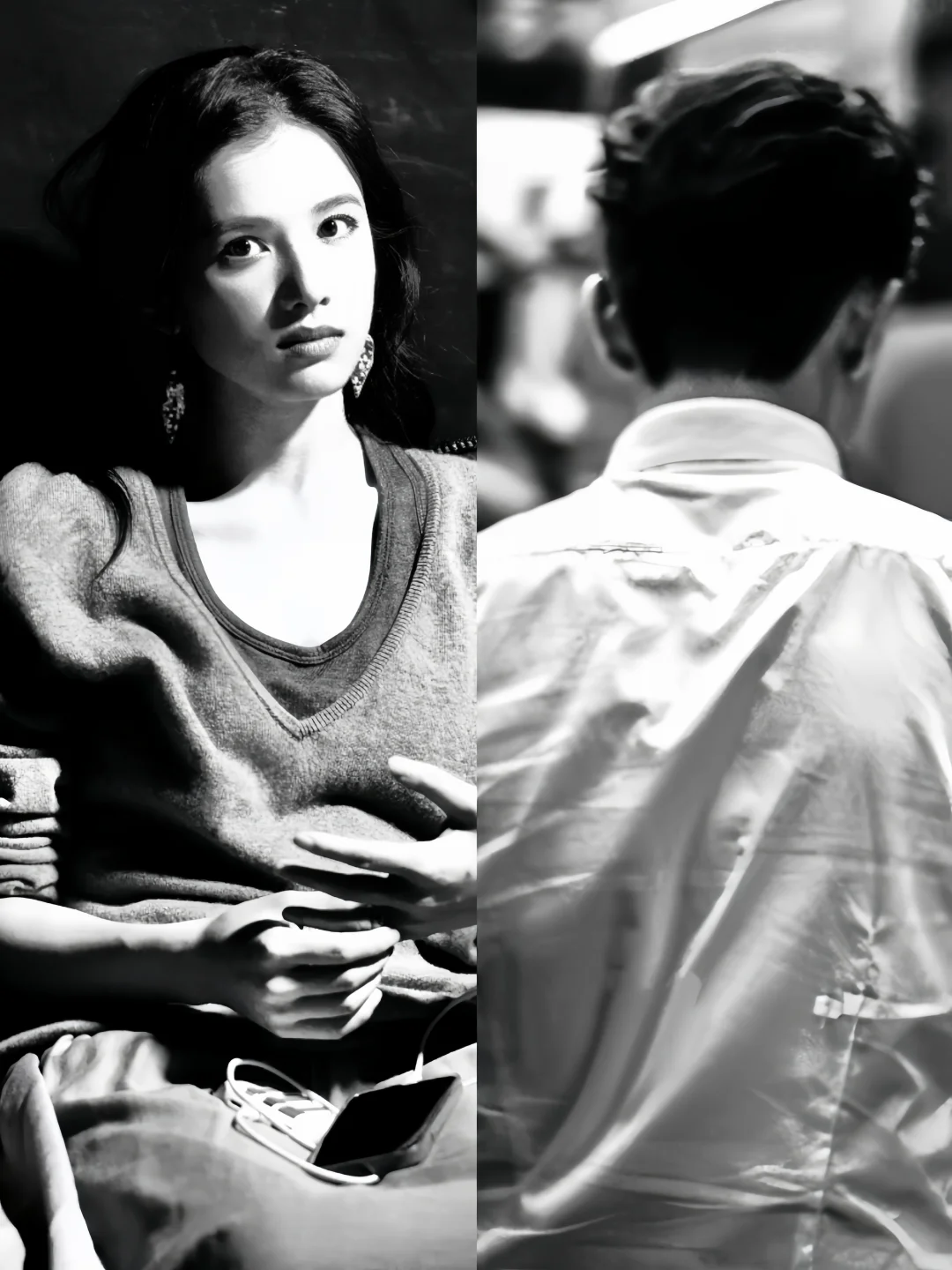 黑白影像的李现张婧仪神了，雾里青大事很妙