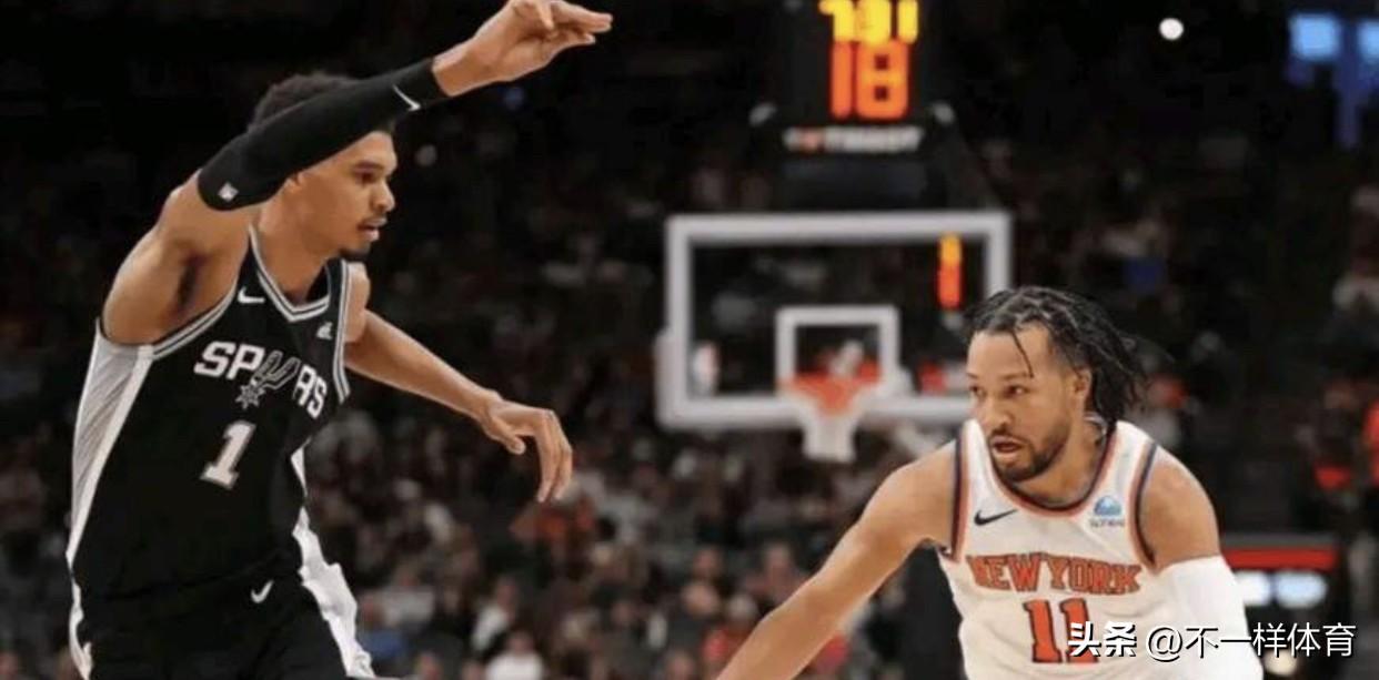 最新战报：马刺队80-114不敌尼克斯队，11连胜就此结束，文班亚马25+13+