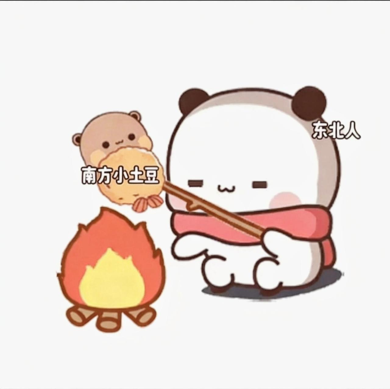 到底是烤南方小土豆好吃，还是土豆片好吃呢
这火苗挺大的，但有点太秀气了。先烤小土