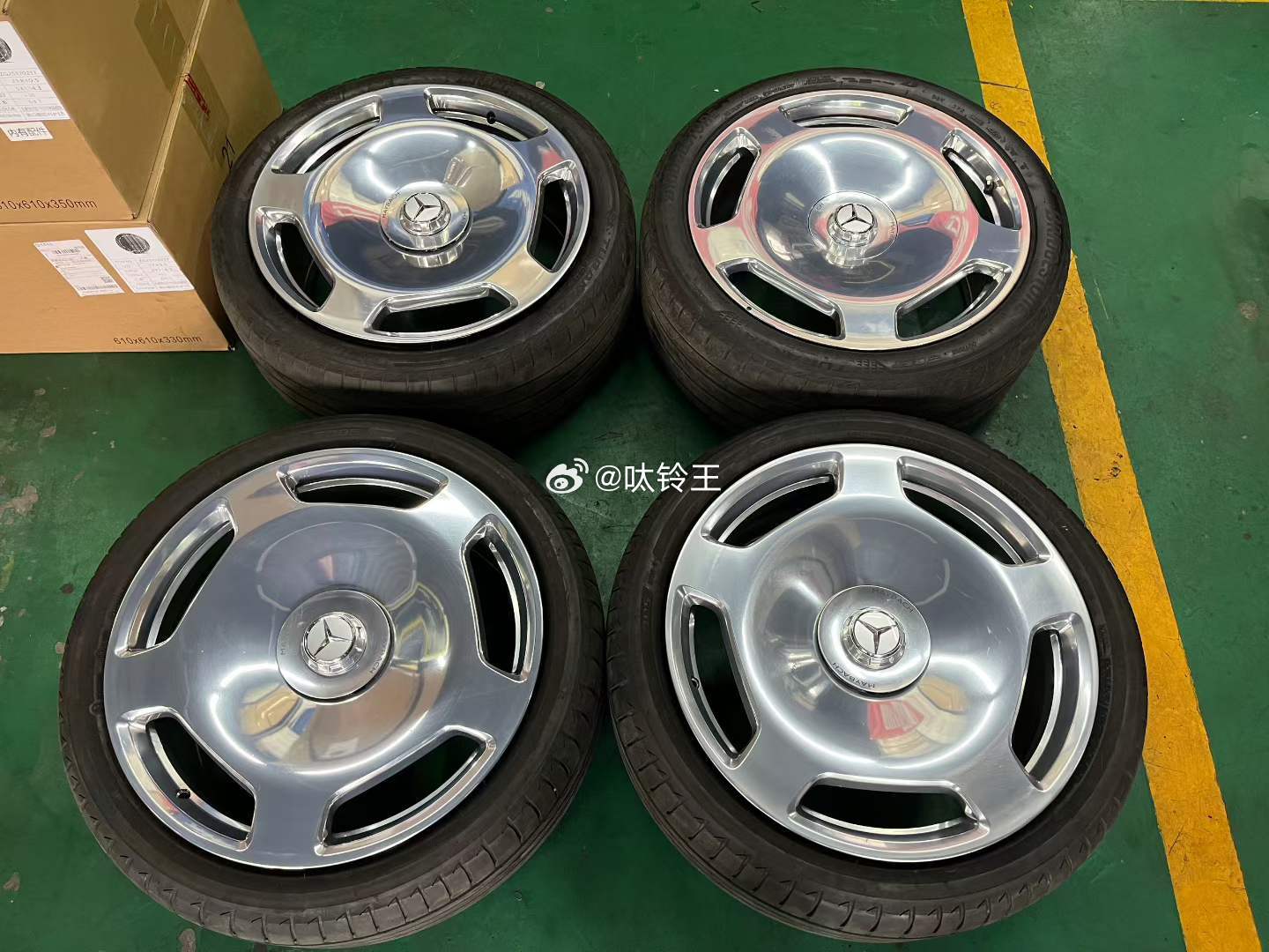 迈巴赫 S680原厂20寸锻造轮毂 拆车带原配轮胎 适合新老款升级！ 