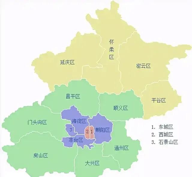 关于北京的10条冷知识：
北京有16个区，5条环线环路。
（1）二环路只途经东城