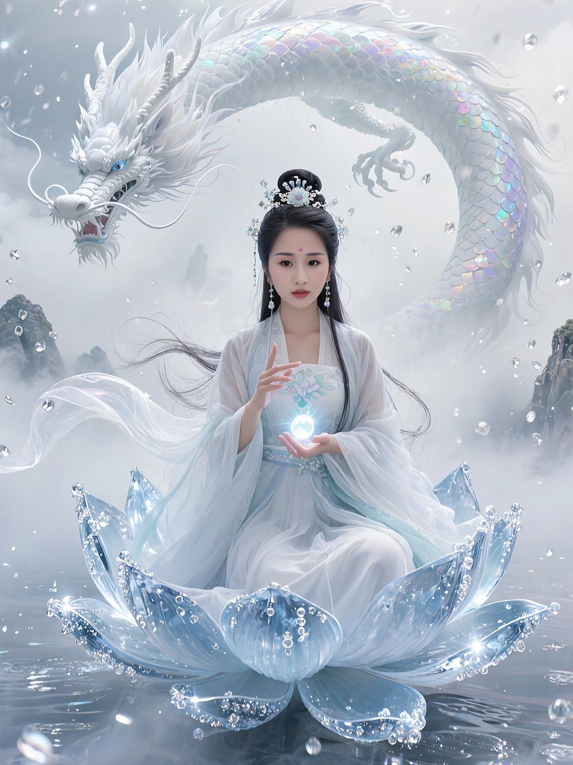 抖音ai创作 仙气飘飘还得是国风汉服 唯美古风带你一起穿越 古风汉服写真有多绝