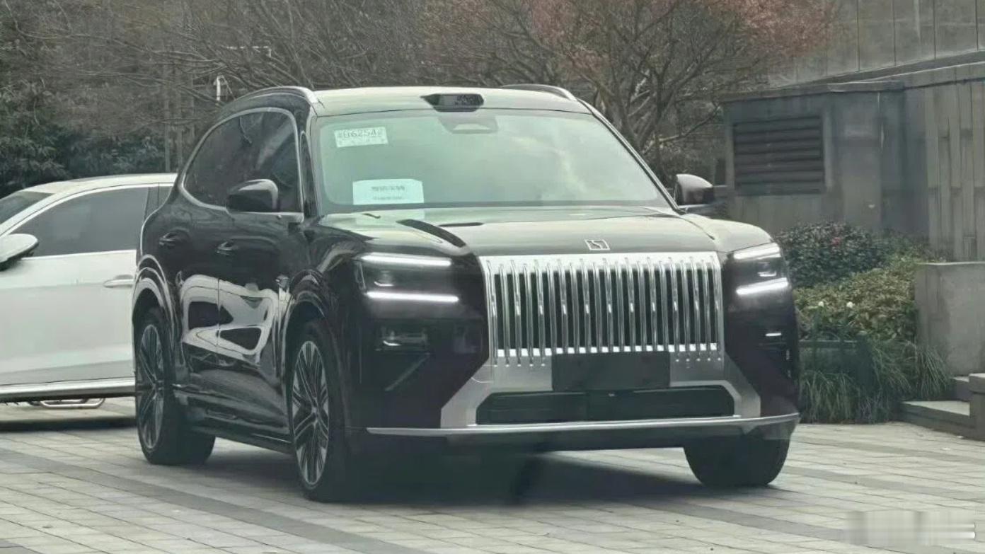 极氪8X 的无伪装实车照片也已经有了，先前提过它比9X要“圆润”点，这种感觉在路