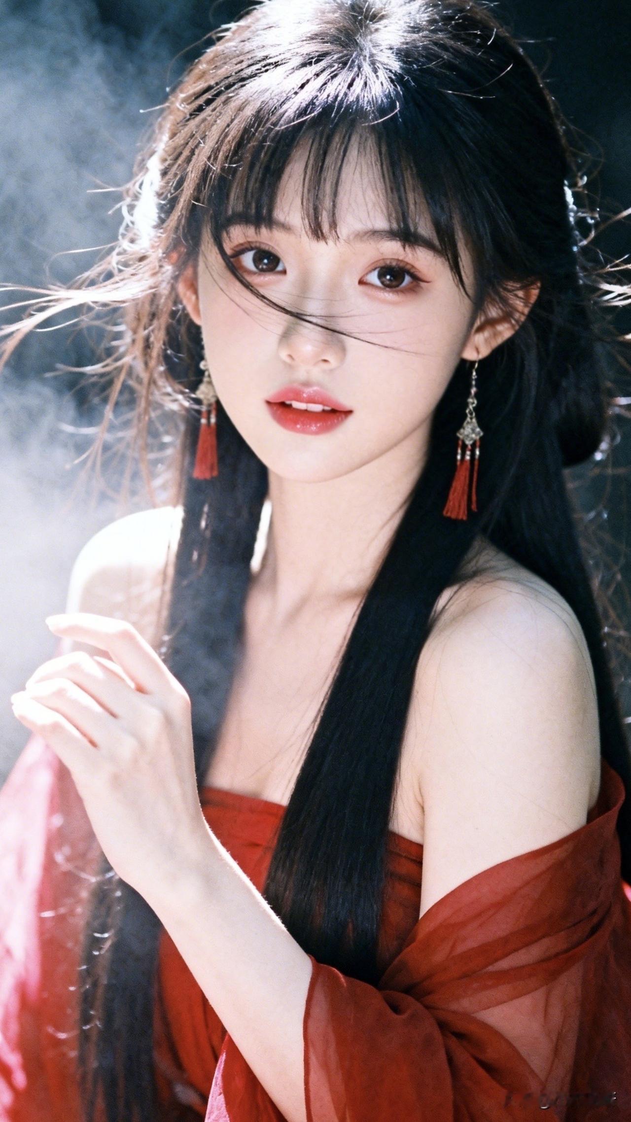 ：我理解的柔情是这样的‘’看你妩媚妖娆，抬手独领风骚～[可爱]‘’