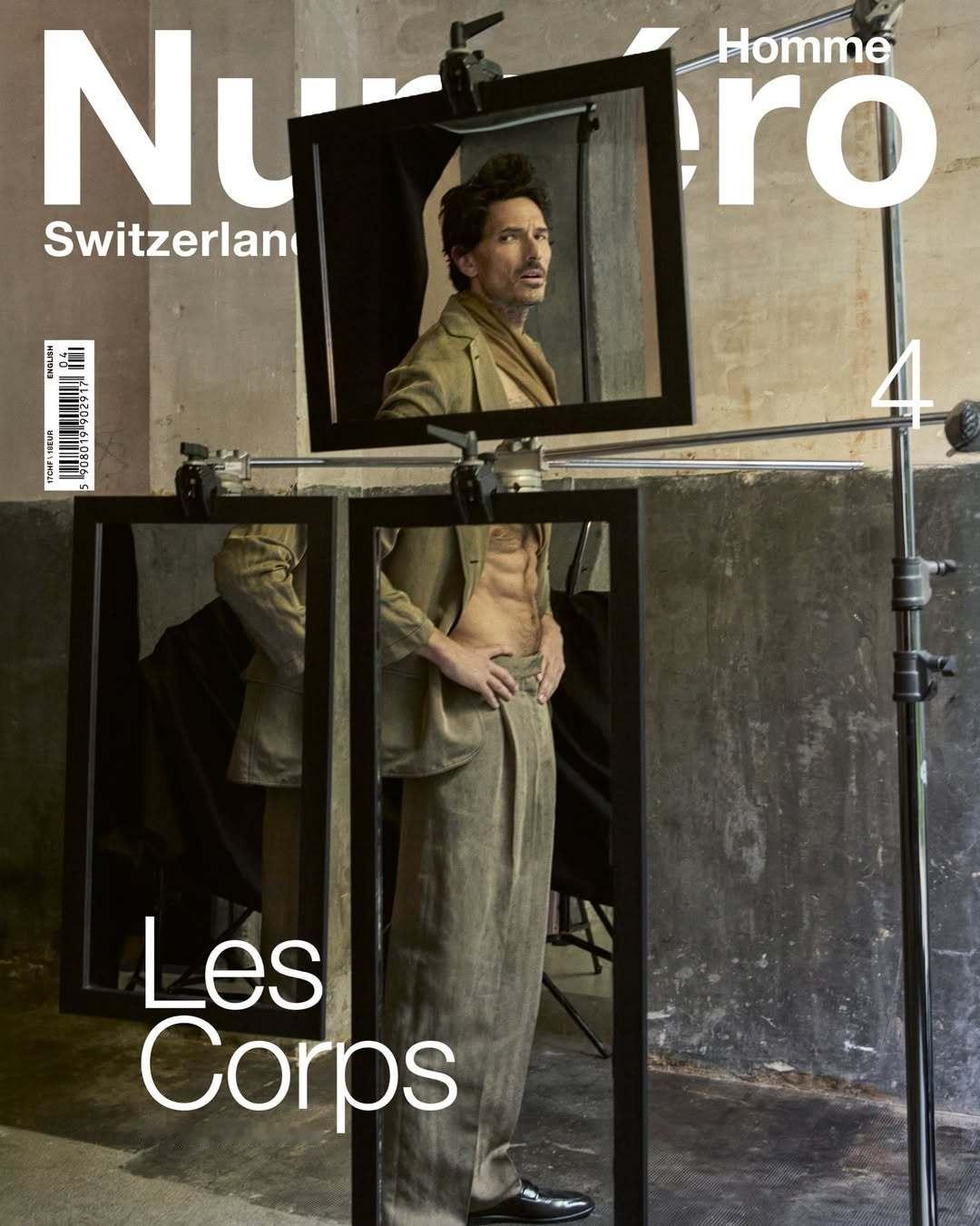 西班牙模特,演员Andrés Velencoso 登上瑞士版『Numéro Ho