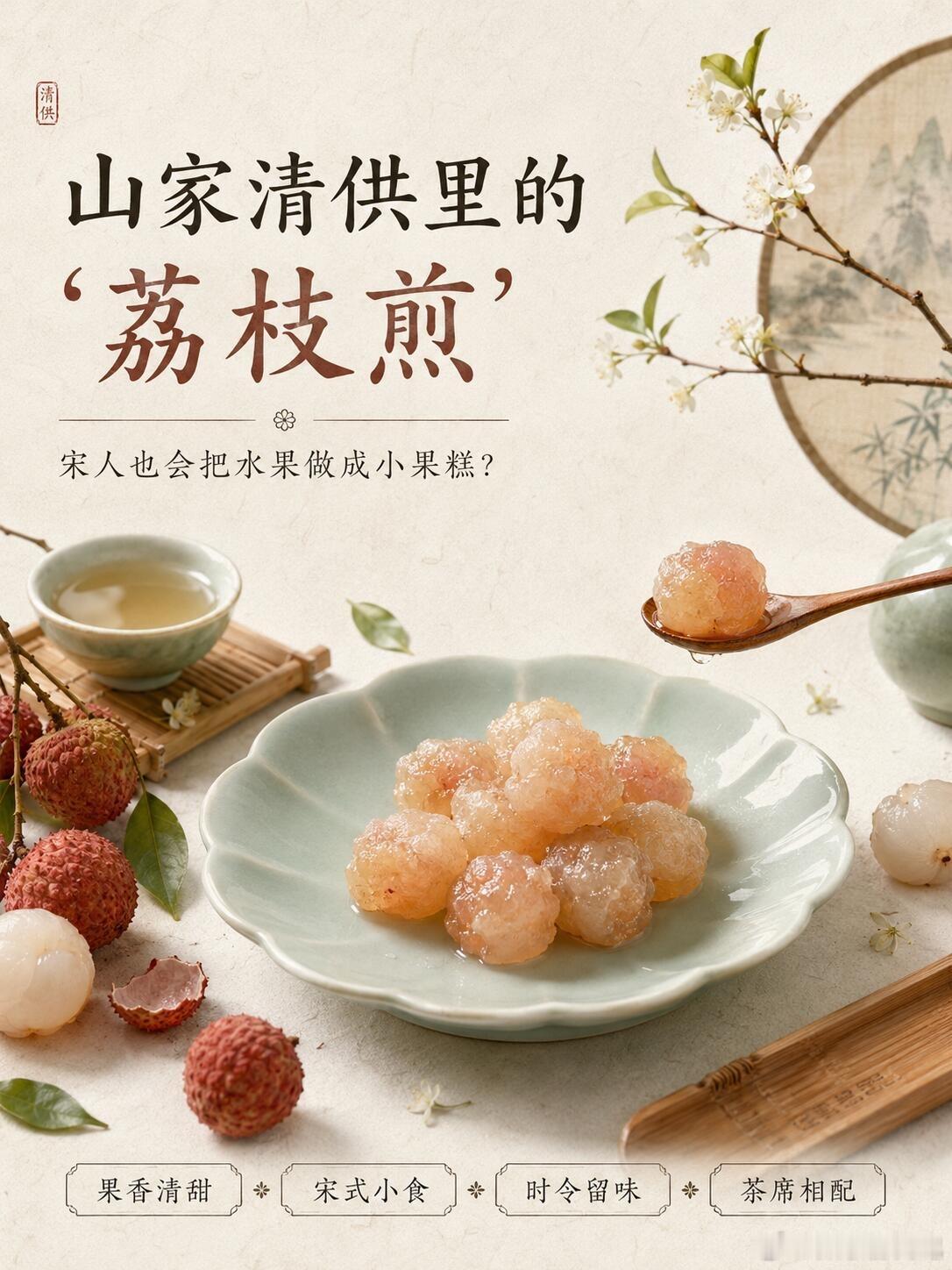 古籍中见到的“荔枝煎”，到底是什么小食？最近做《山家清供》系列，越来越觉得，宋人