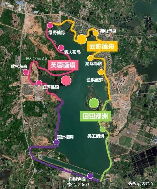 武汉新城红莲湖环湖绿道新进展！4 公里已建成，未来颜值拉满！
近日，红莲湖环湖绿