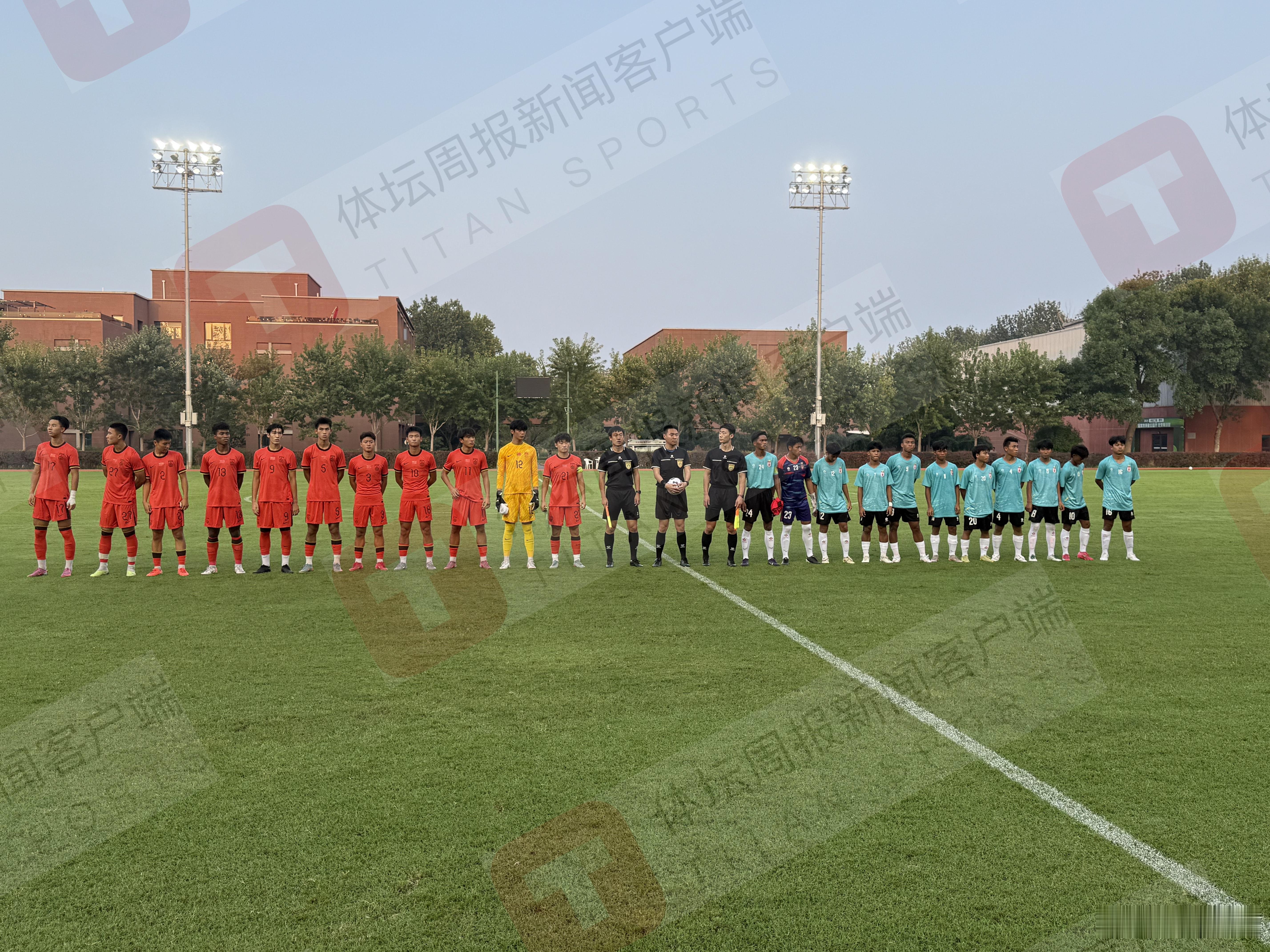 国青国足 中国2007年龄段U18国青队在刚刚结束的一场热身赛中，1:0小胜缅甸