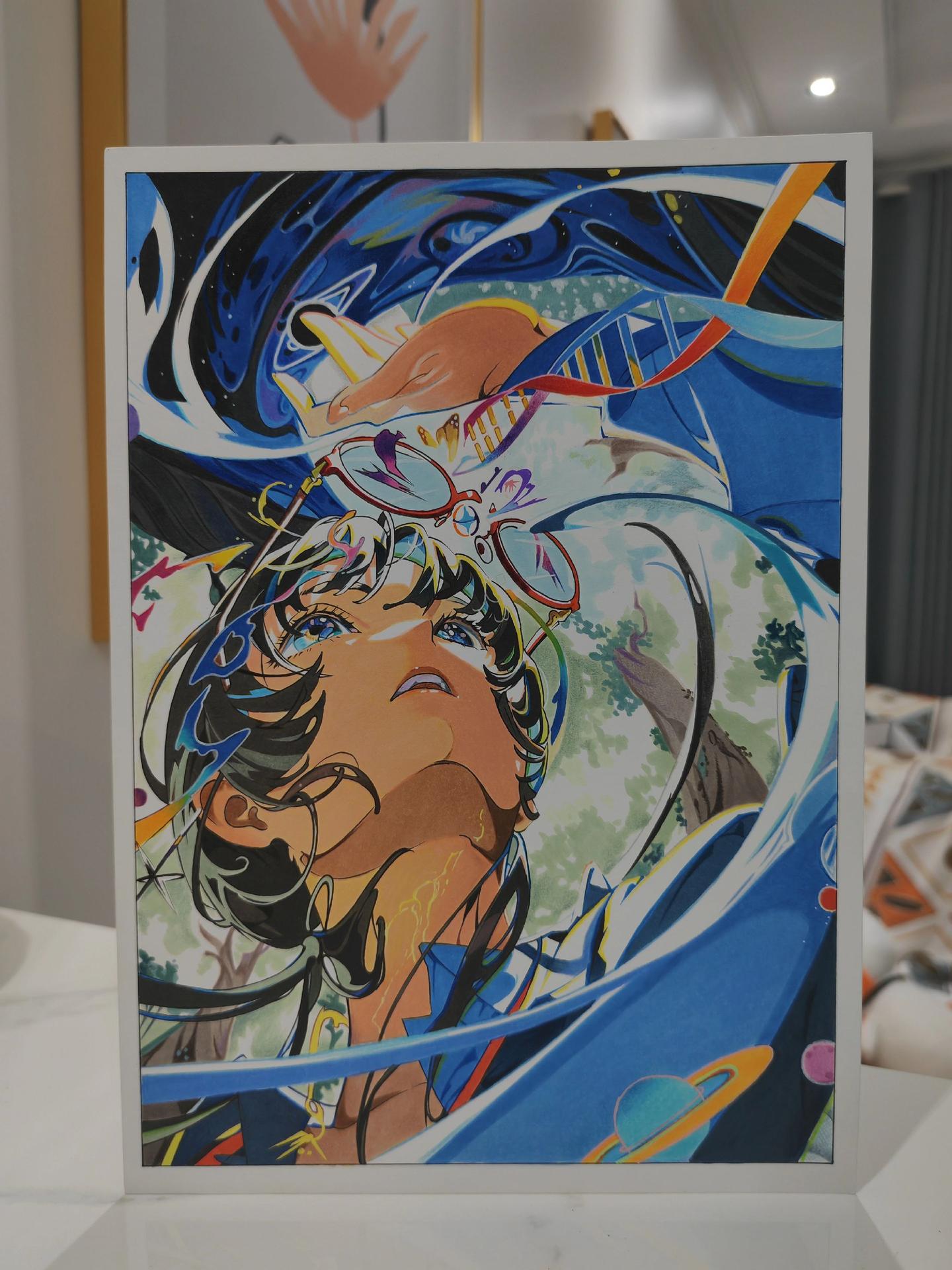 近期作品部分合集 。经常有小伙伴问我用的画纸和勾线笔，这次我都挂出来了...