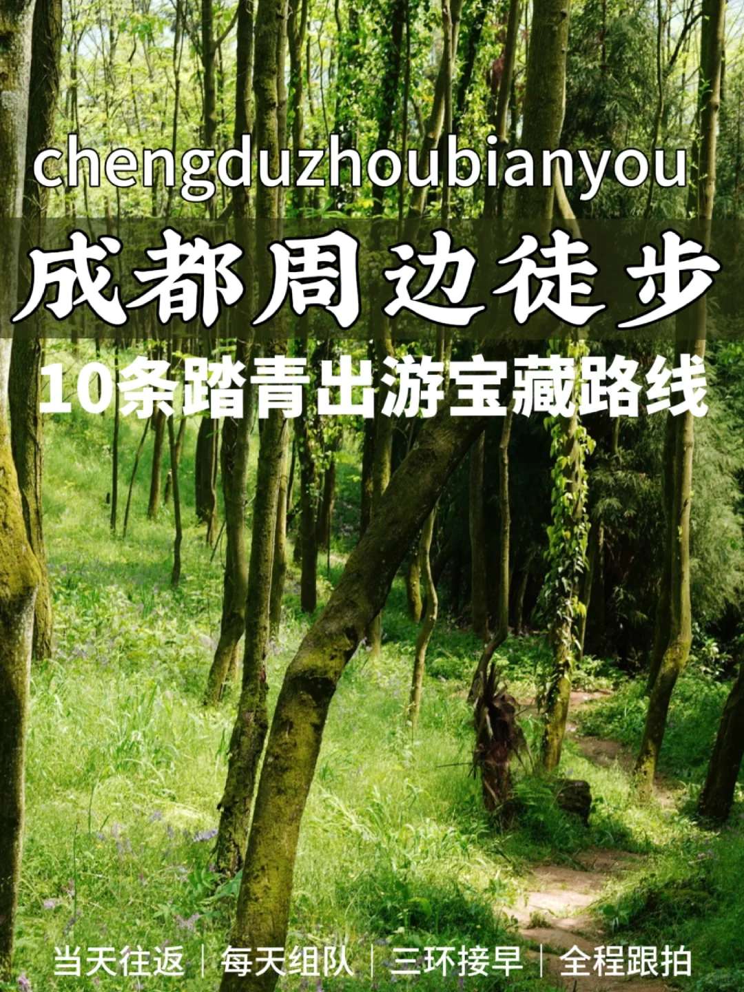 每周一山❗成都🔟条周末踏青赏花徒步路线