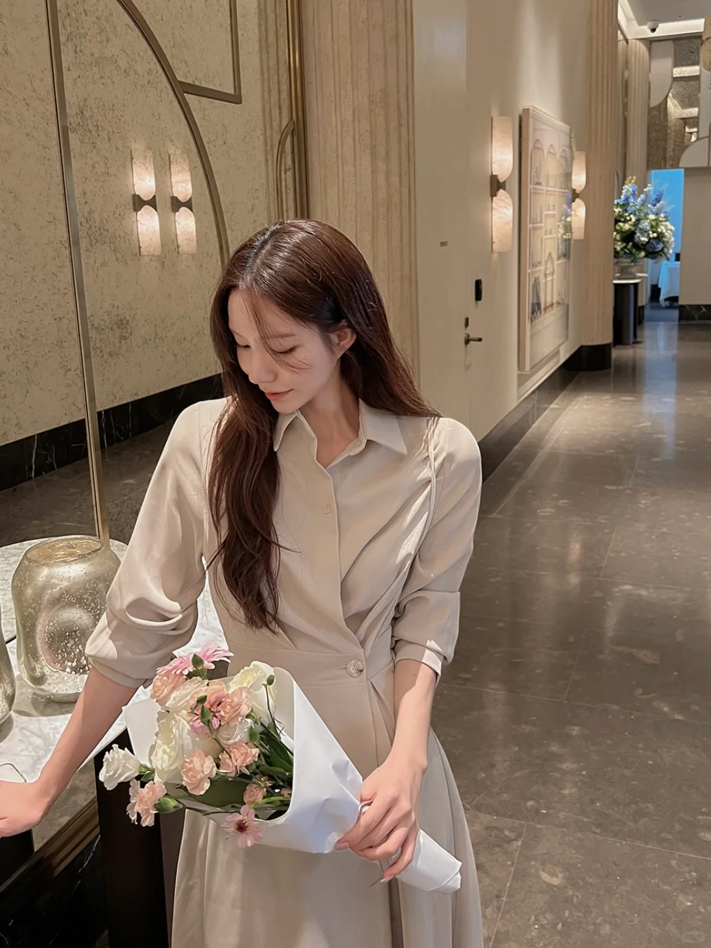 韩剧女主感🇰🇷长款气质连衣裙