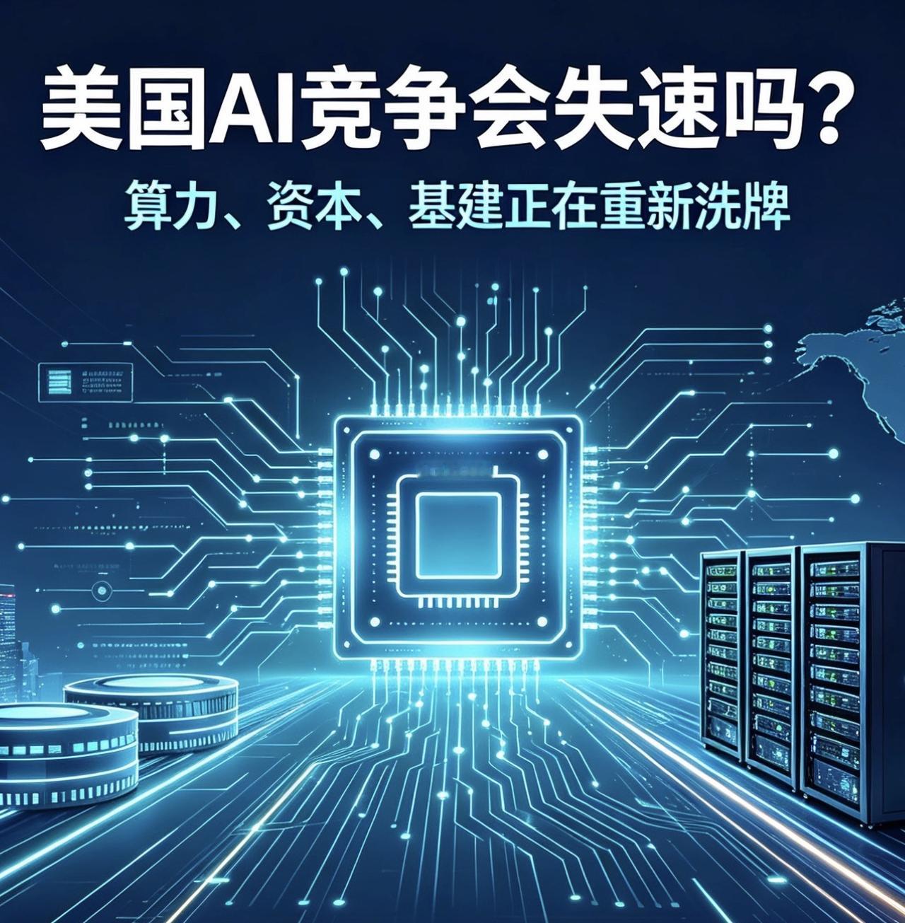 美国AI竞争，真的要失速了？曾经美国靠着资本、芯片和大厂，在AI赛道一骑绝尘，不