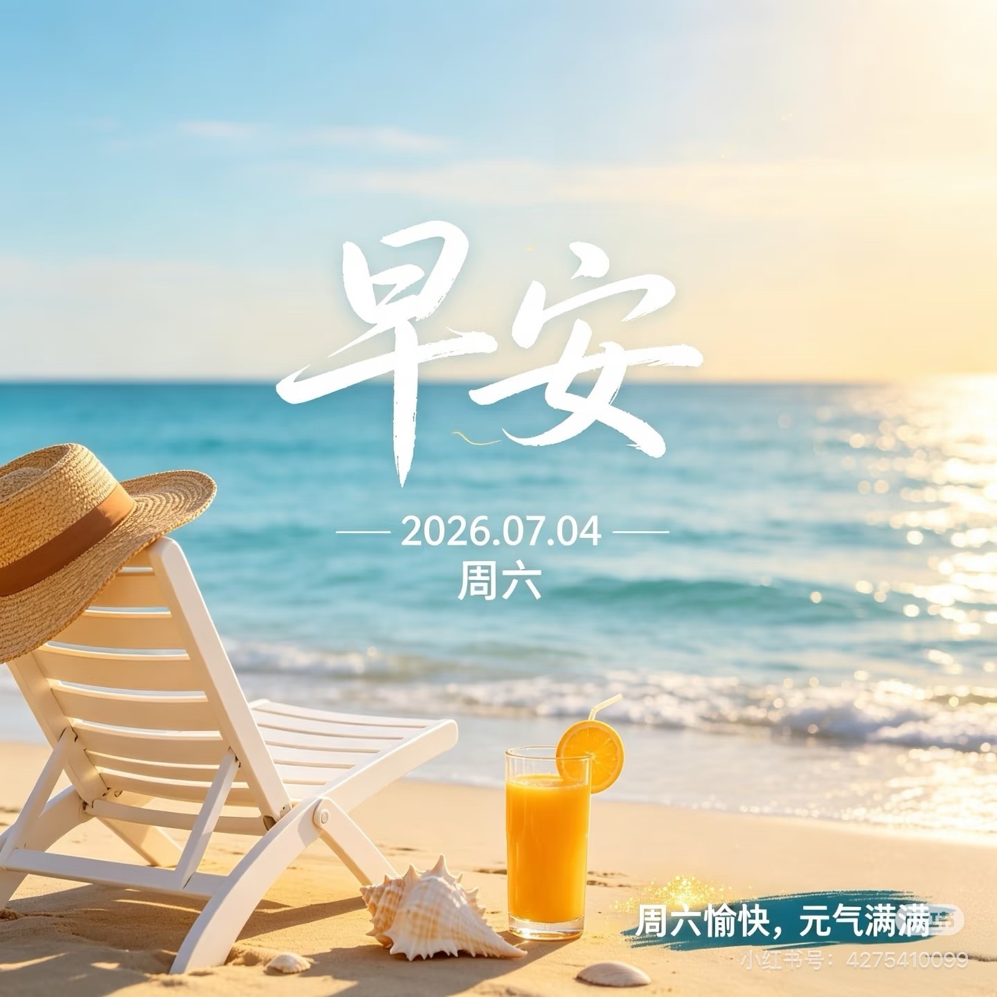 早安  ☀️ ²⁰²⁶/₀₇.₀₄ 周六 🌿晨风轻拂，心静自然凉得失随缘，聚散