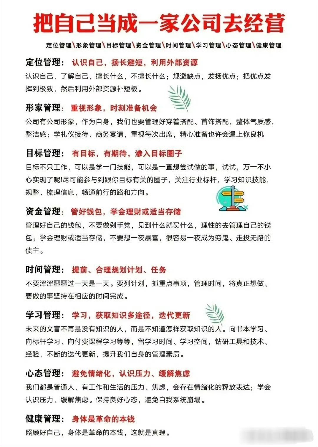 如果把自己当成一家公司去经营？坚持不懈地行动六个月！你就会发现……自己已经不是你