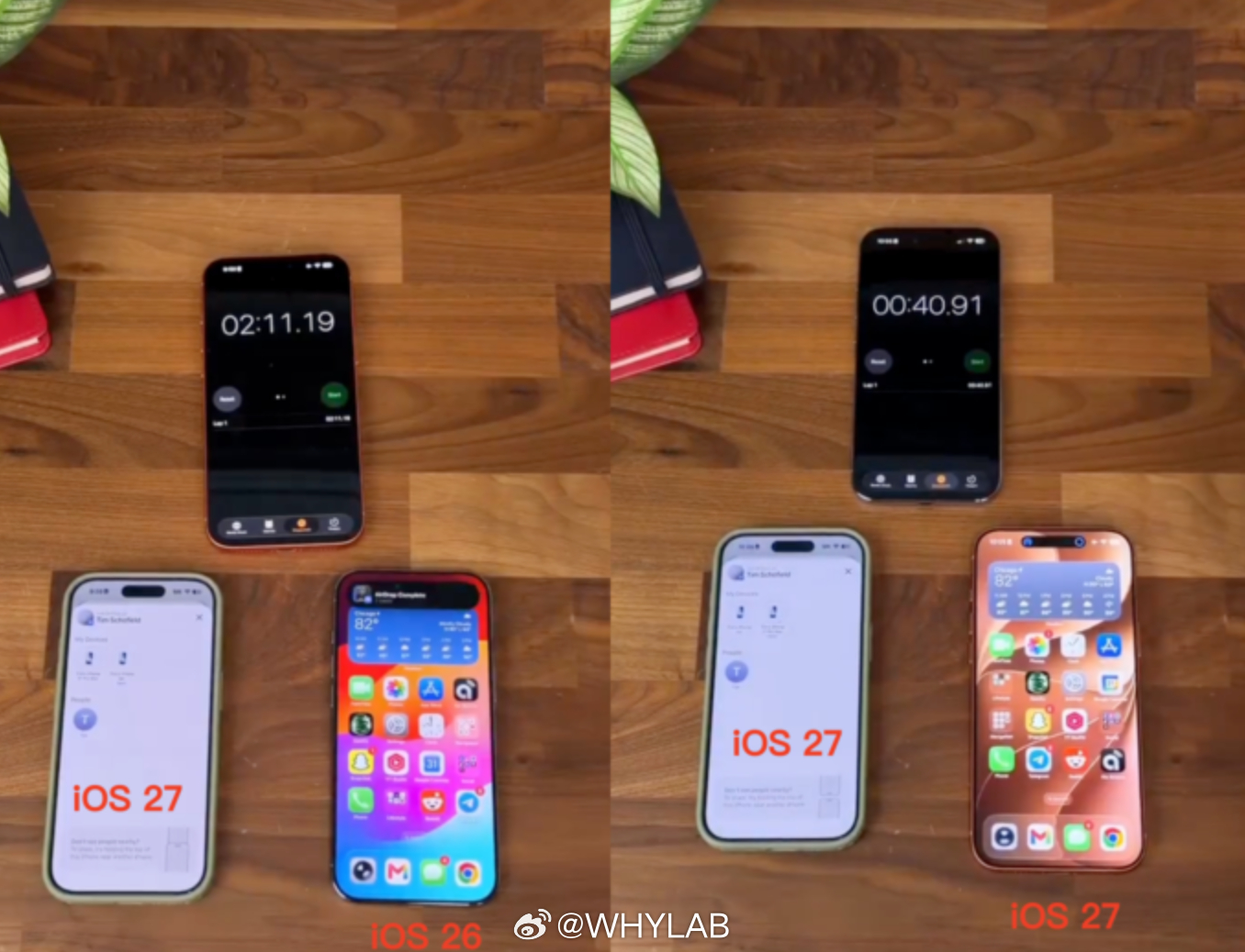 iOS 27 的 AirDrop 传输速度提升也很大，同是 iOS 27 设备，