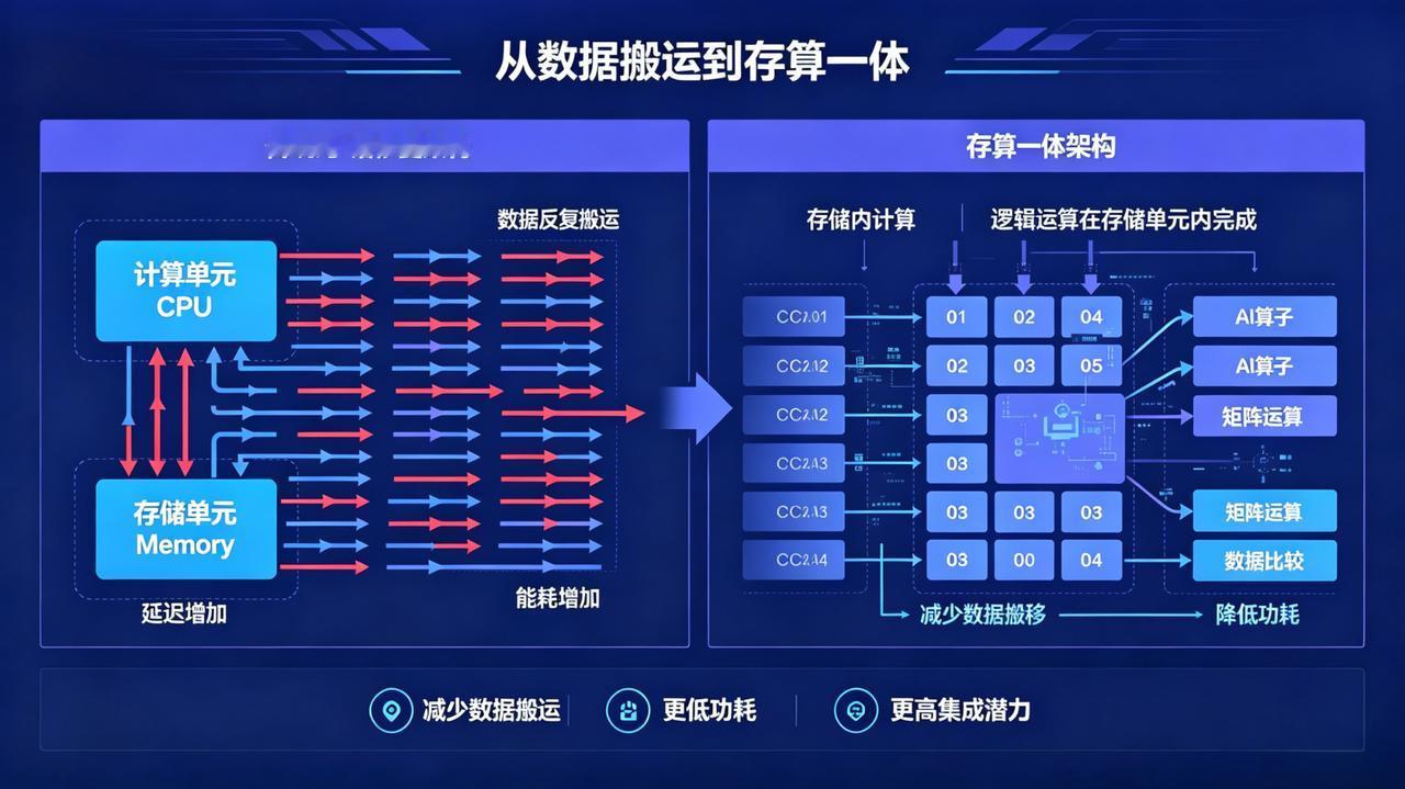 仅仅0.1纳米，也就是埃米级别的原子层轻轻一滑，直接攻克全球存算一体芯片底层器件