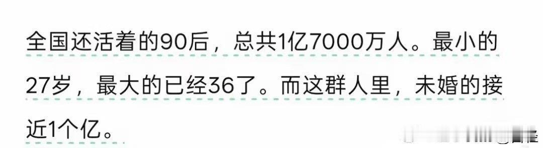 90后未婚的这么多…..