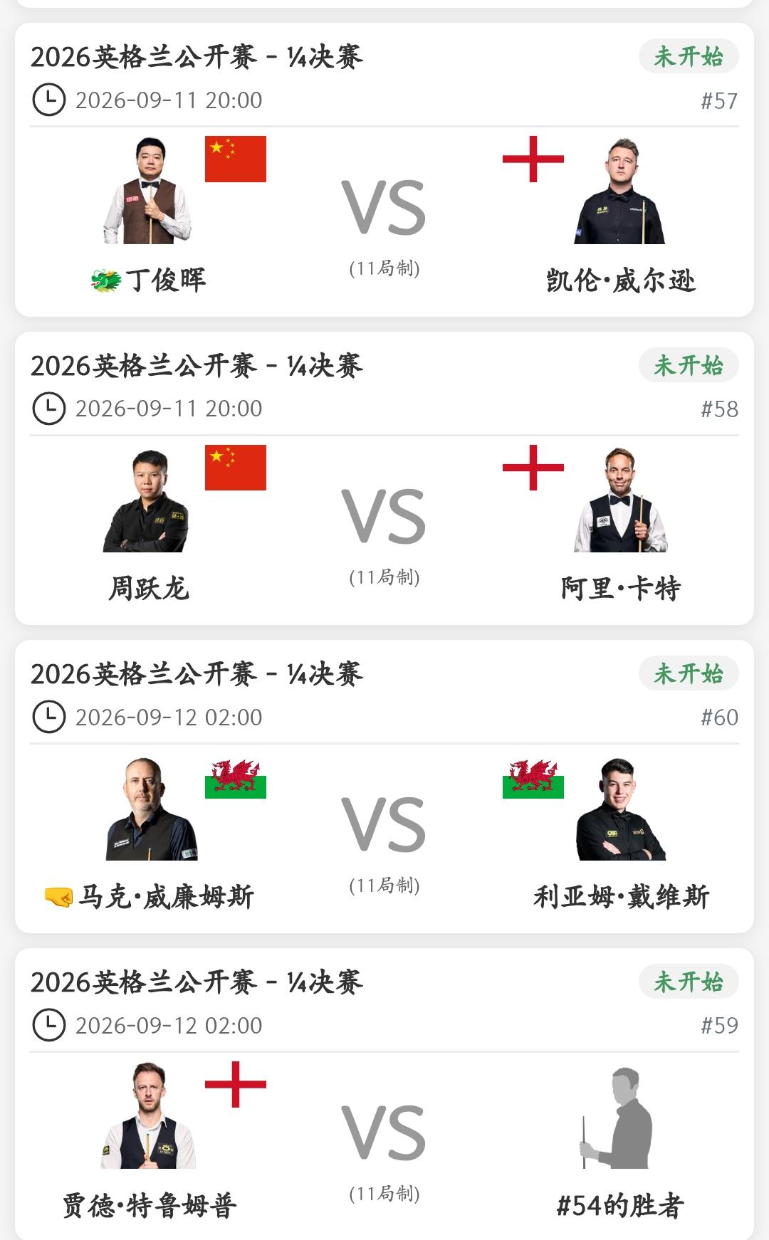 斯诺克英格兰公开赛最后一个8强名额刚刚出炉，局分一直落后的庞俊旭苦苦挣扎最后决胜