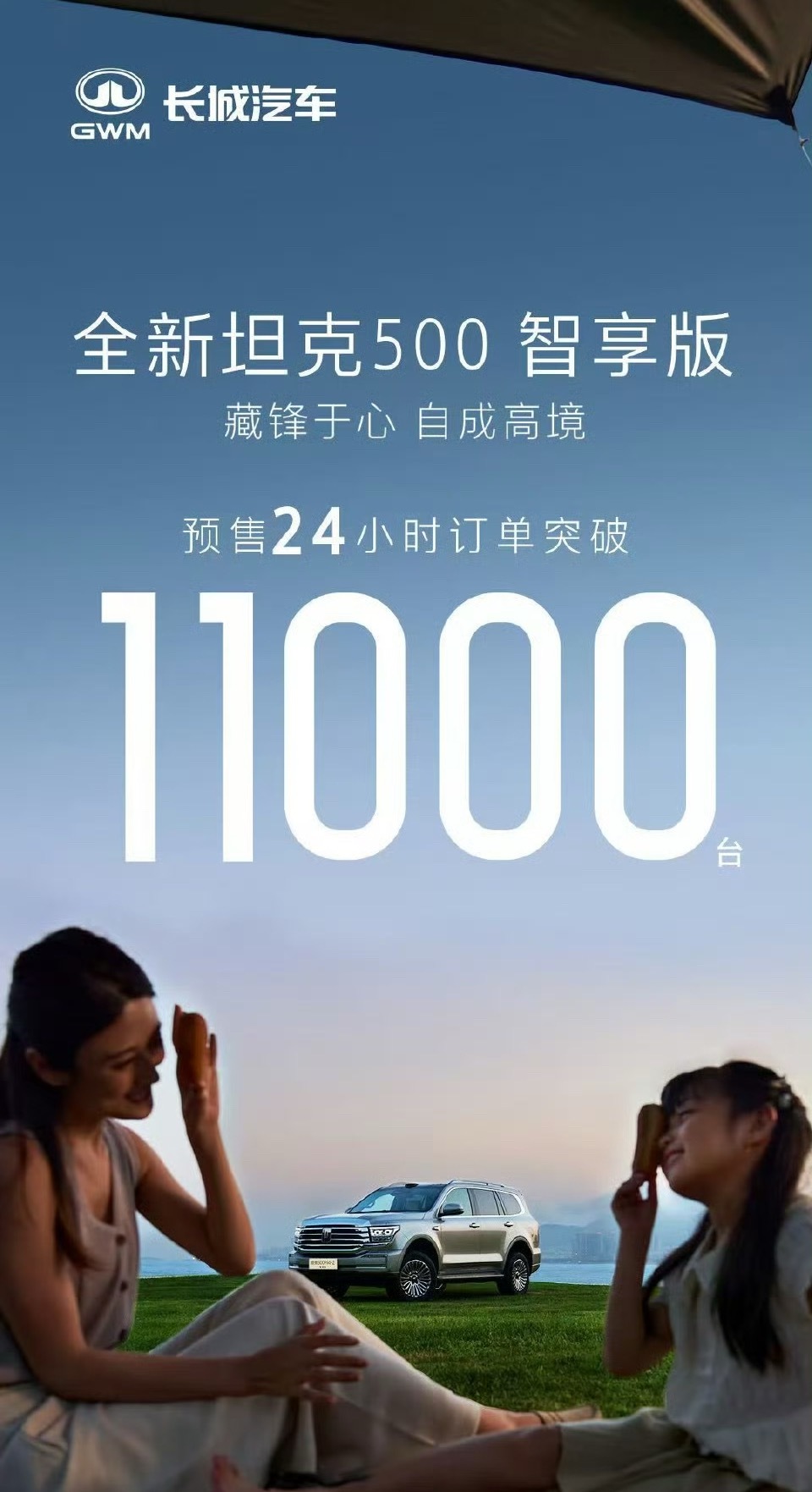 全新坦克500 24小时订单达到11000台[不愧是你] ​​​