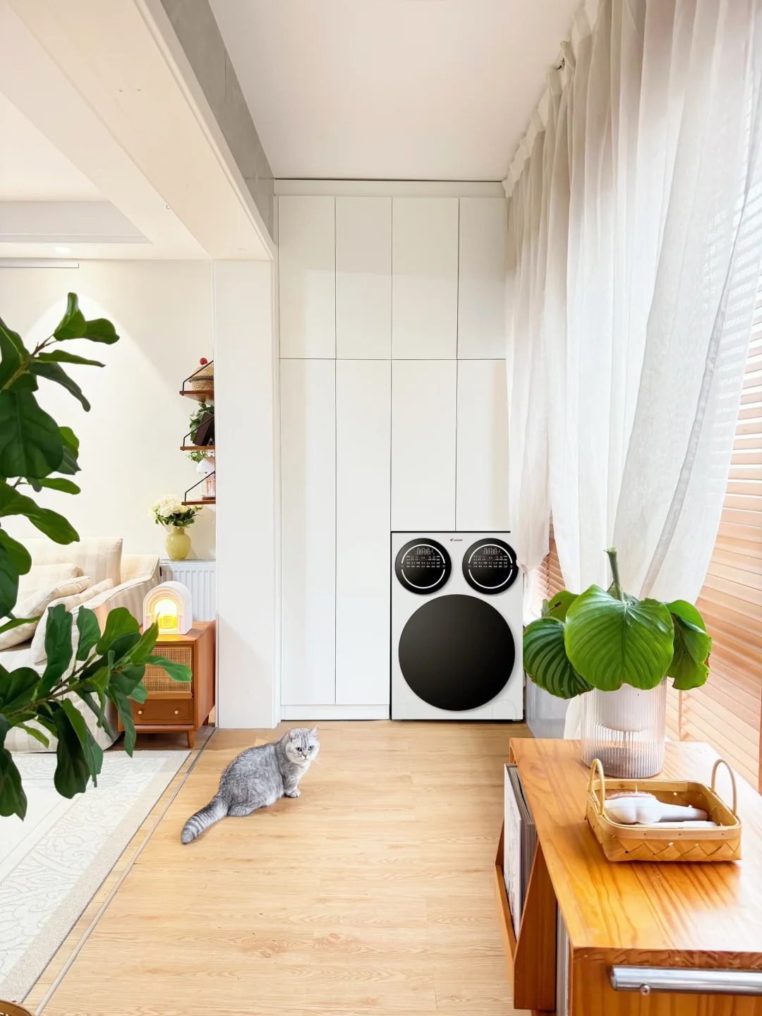 榨干阳台1㎡ | 小户型洗衣区就得这么装