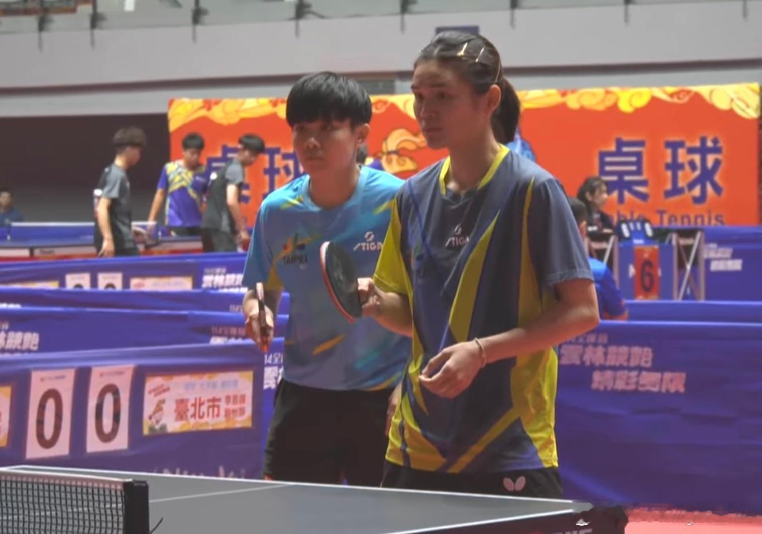 李昱谆/郑怡静4比2 蔡昀恩/黄净嘉 ​​​