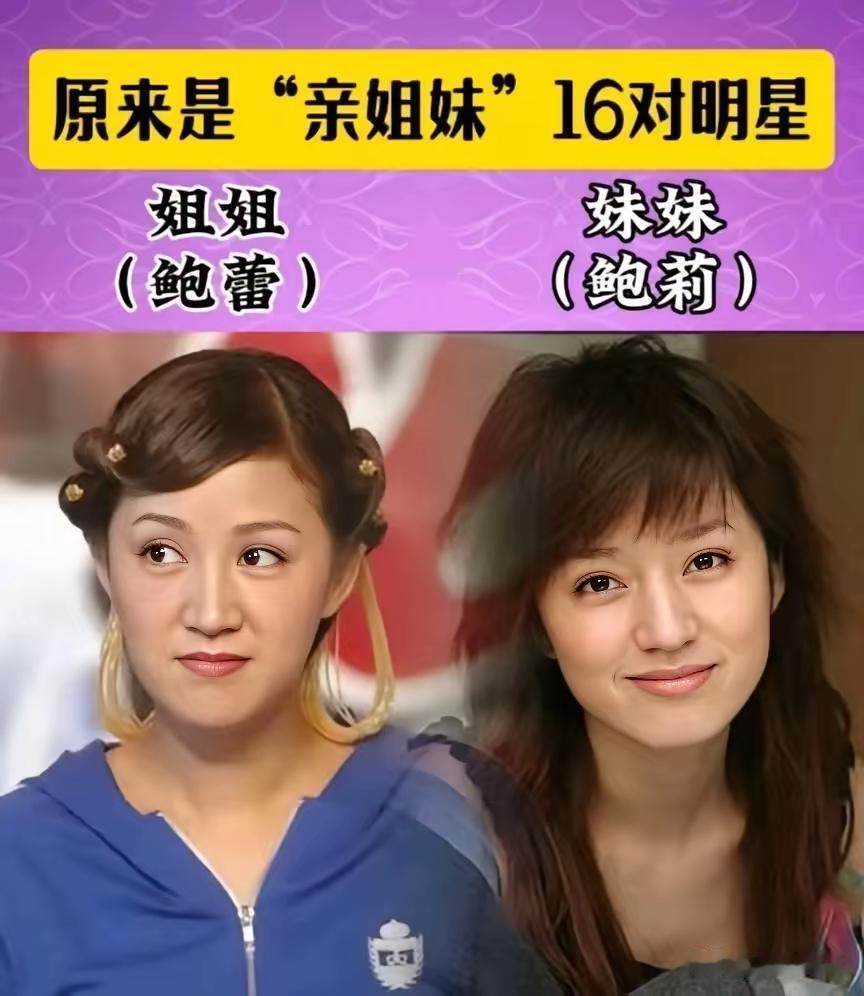娱乐圈里的亲姐妹，你觉得他们长得像吗 ？即使是同一个爸爸妈妈生出来的，有些看起来