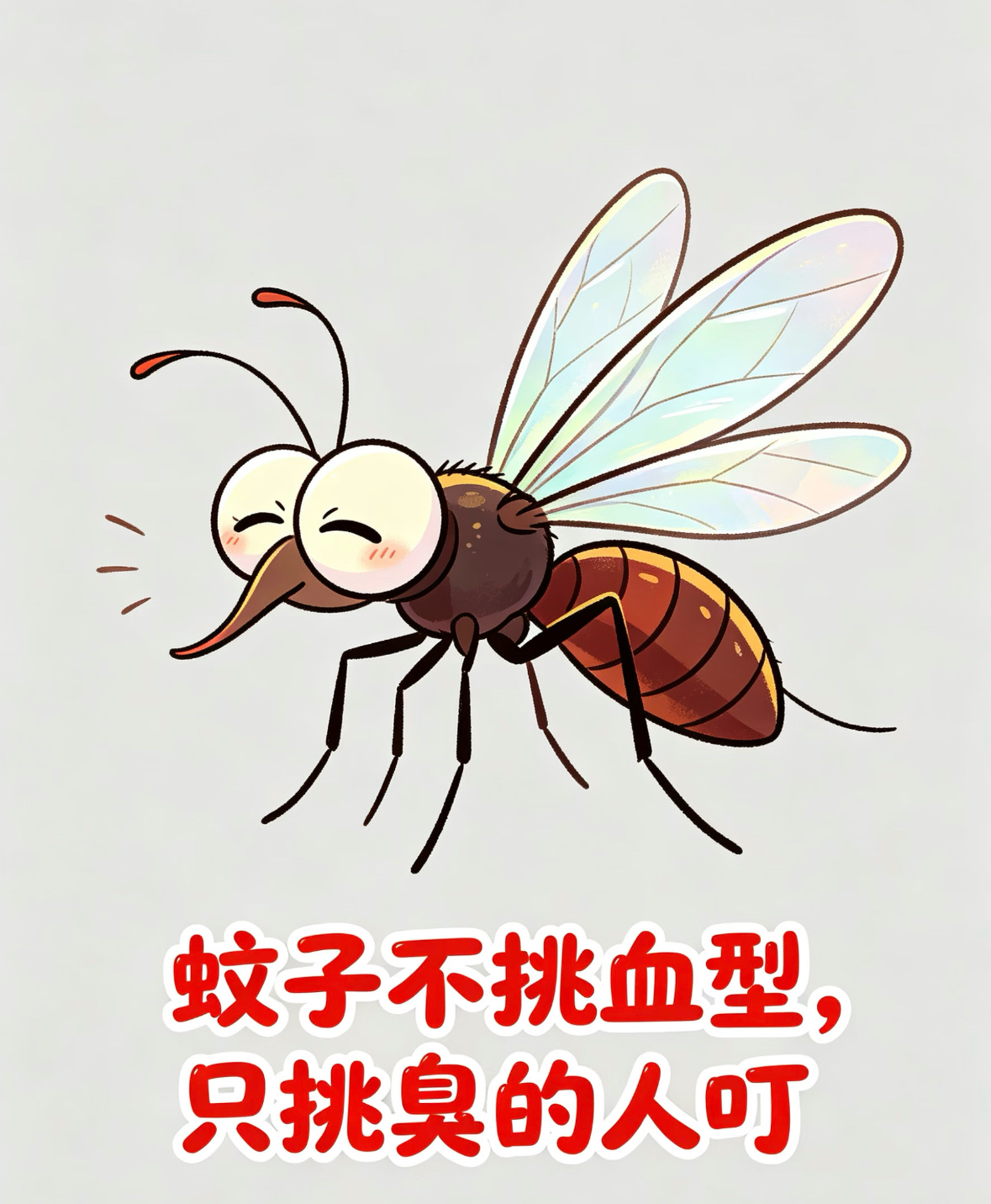 怪不得总打不到蚊子谁懂招蚊体质的痛苦！招蜂引蝶不会，招蚊子倒是第一名。明明体型大