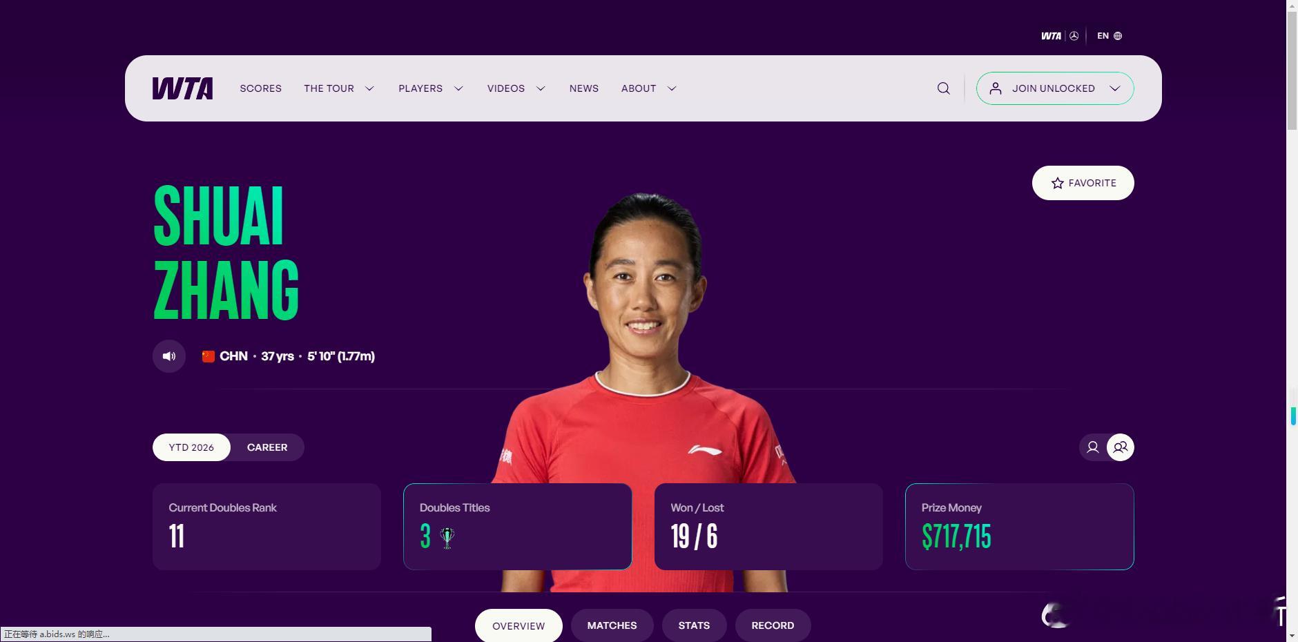 wta 截止林茨结束赛季奖金已经70万美元了。看看温网结束有没有机会创造近10个